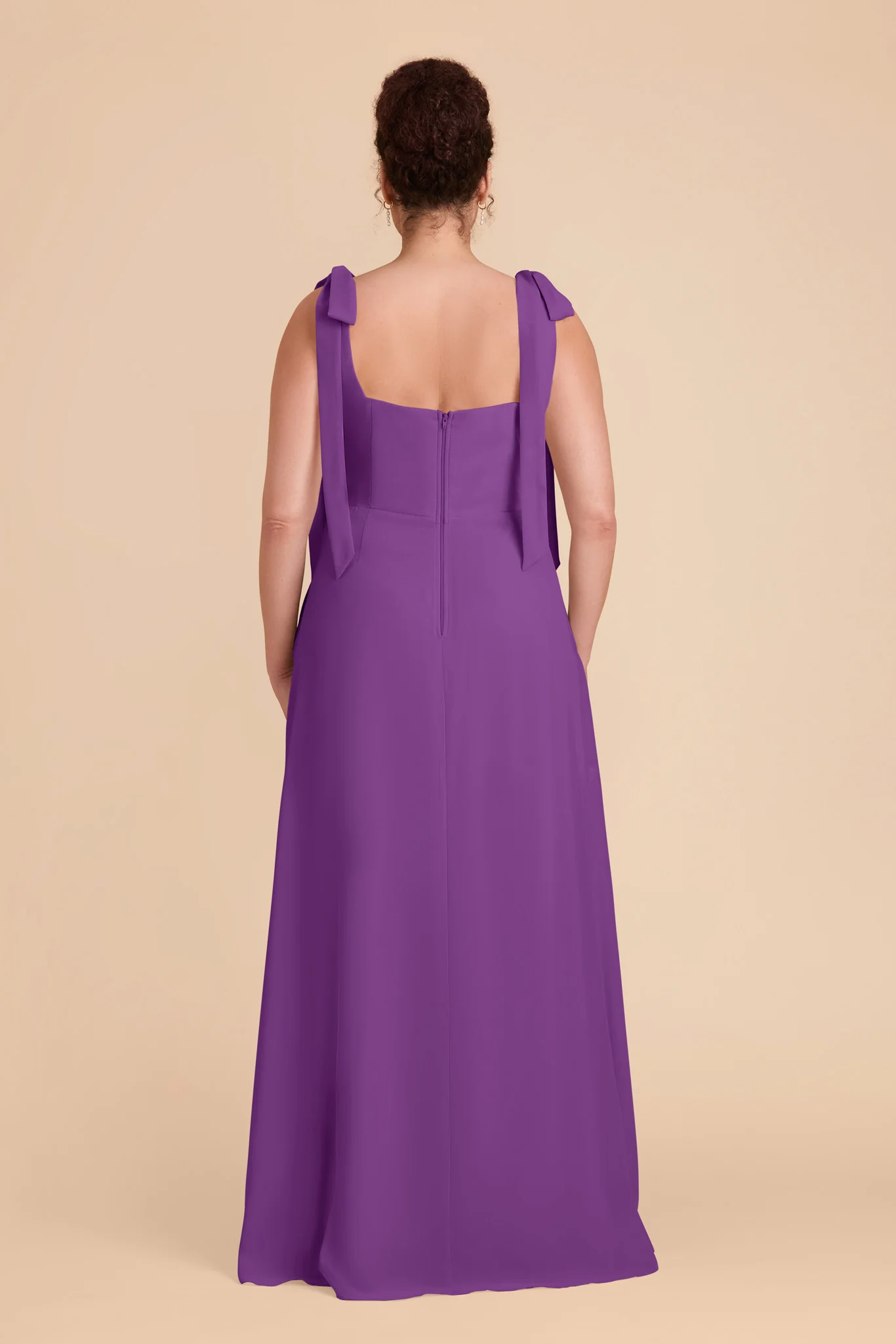 Alex Chiffon Dress - Amethyst - Image 11