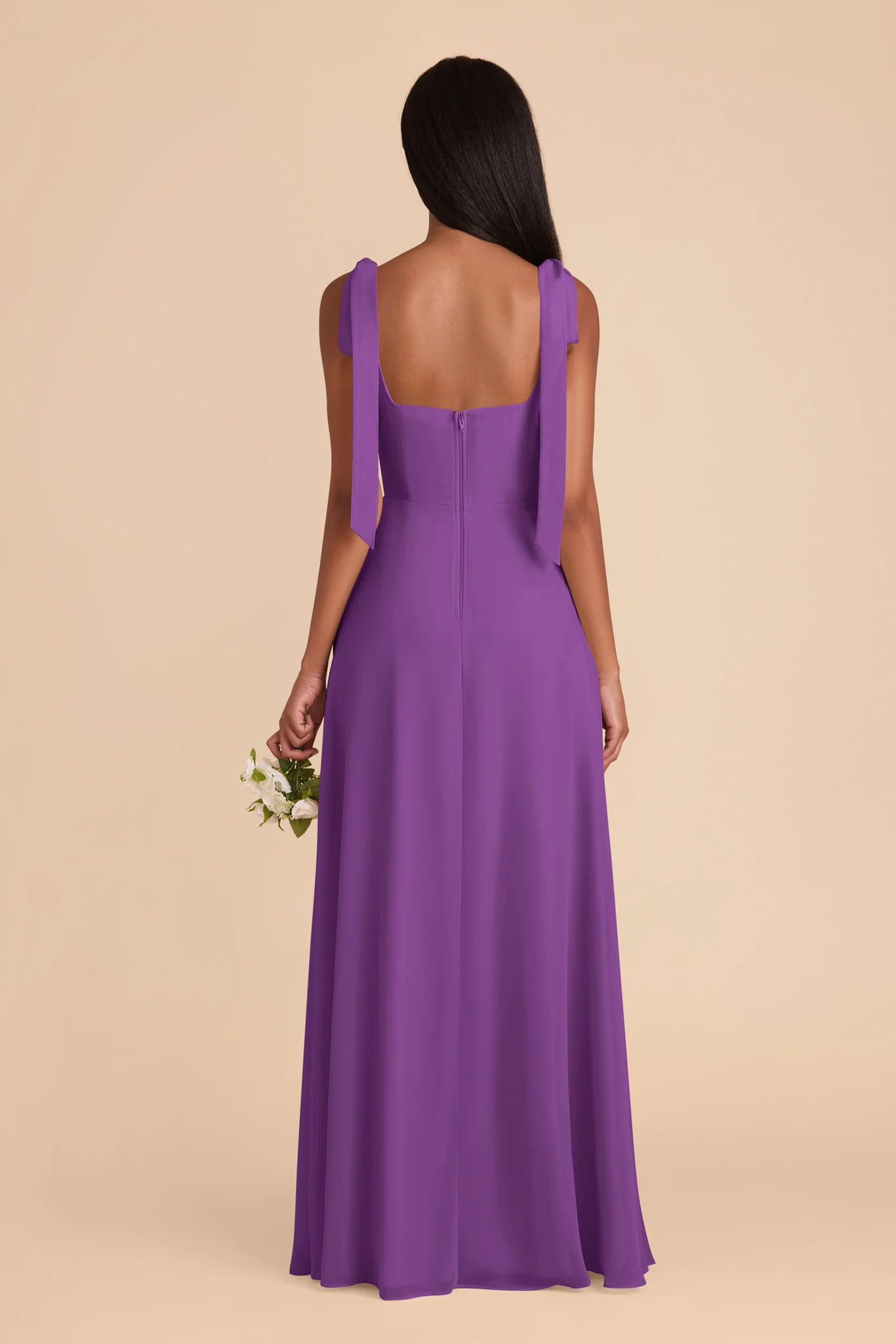 Alex Chiffon Dress - Amethyst - Image 5