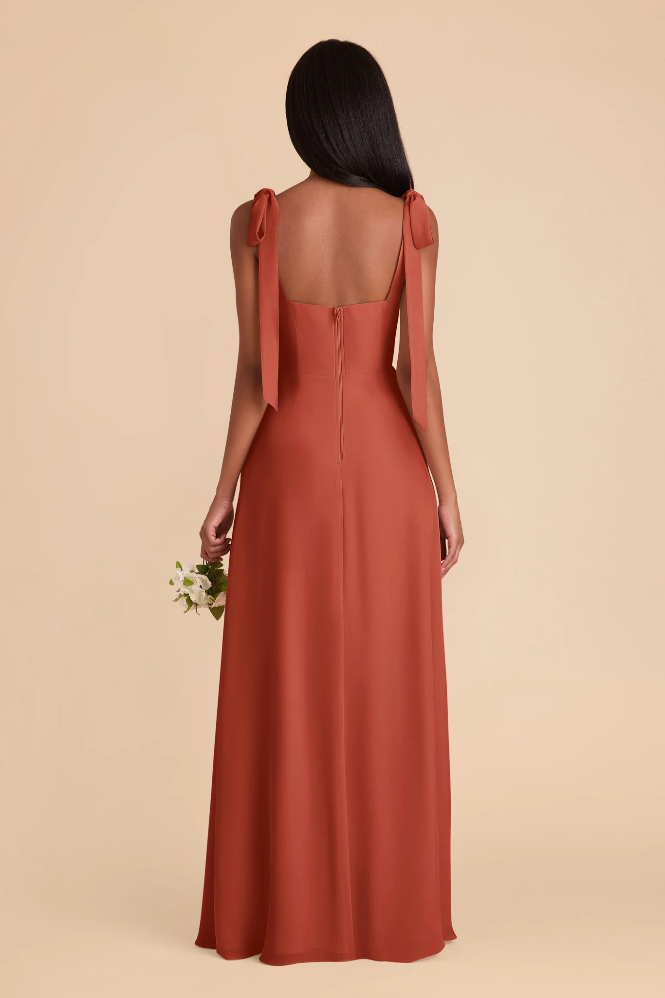 Alex Chiffon Dress - Auburn - Image 6