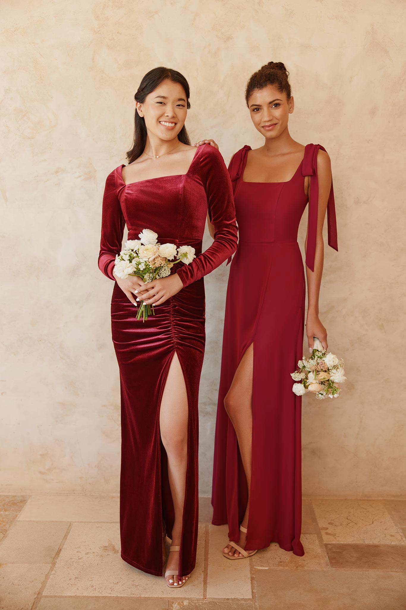 Ivy Velvet Dress - Cabernet - Image 4