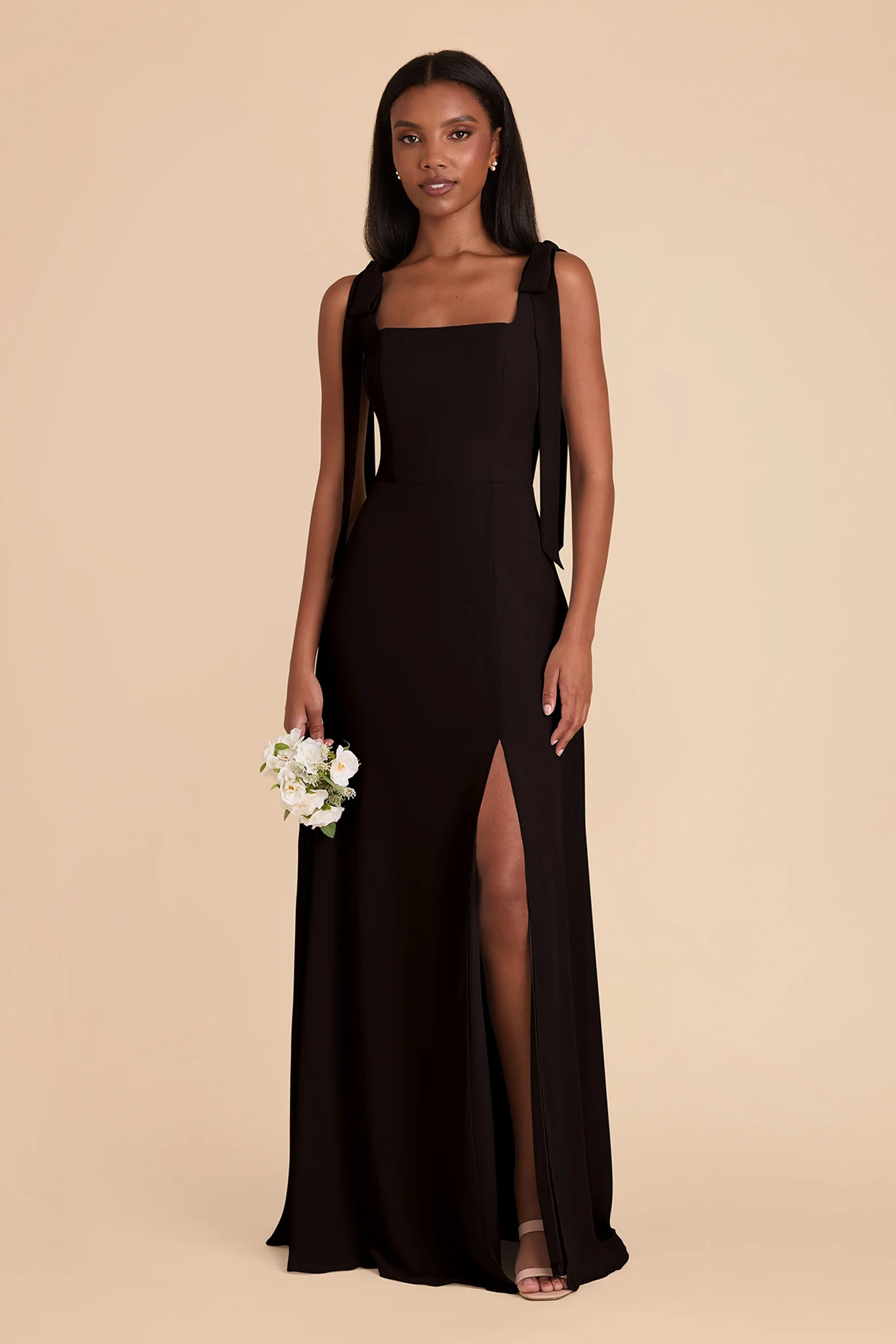 Alex Chiffon Dress - Black