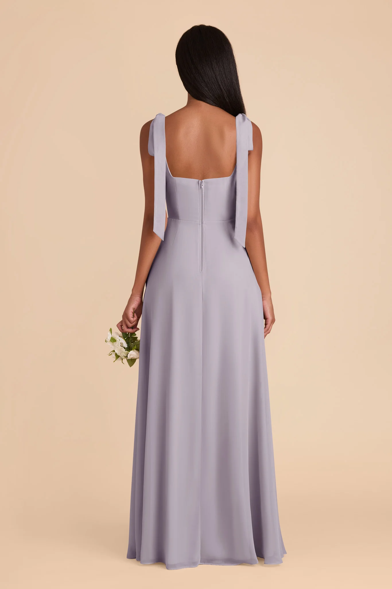 Alex Chiffon Dress - Dusty Lilac - Image 7
