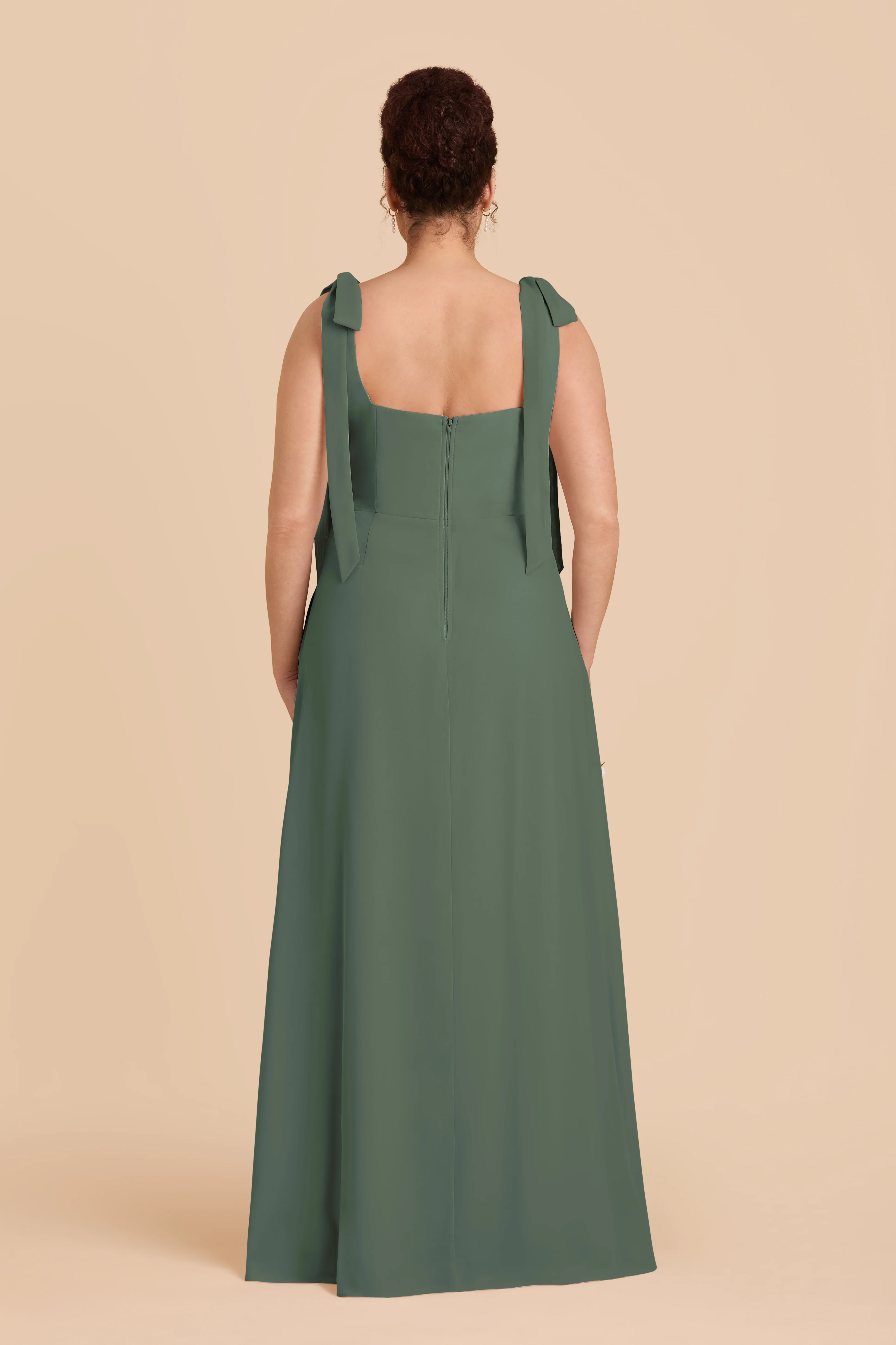 Alex Chiffon Dress - Eucalyptus - Image 10