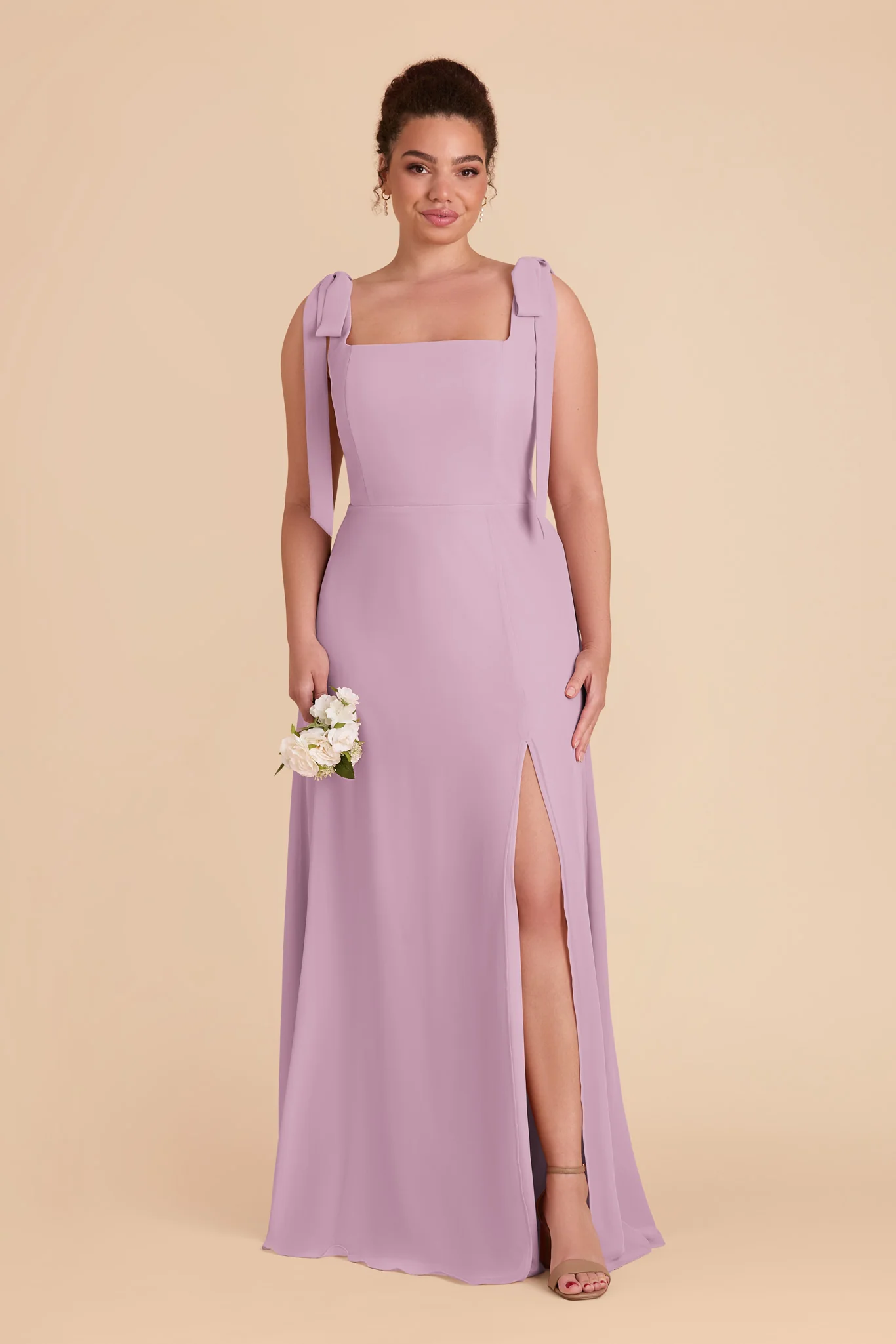 Alex Chiffon Dress - Lavender - Image 7