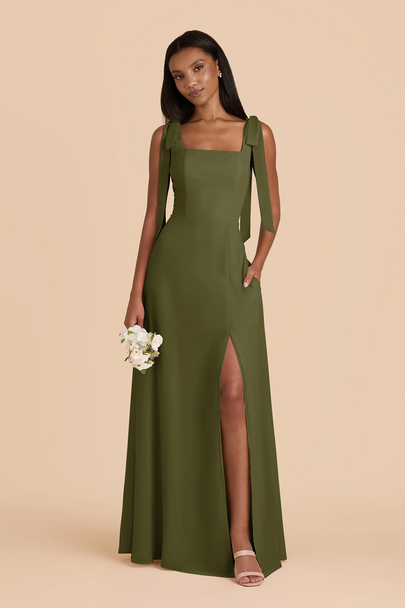 Alex Chiffon Dress - Martini - Image 3