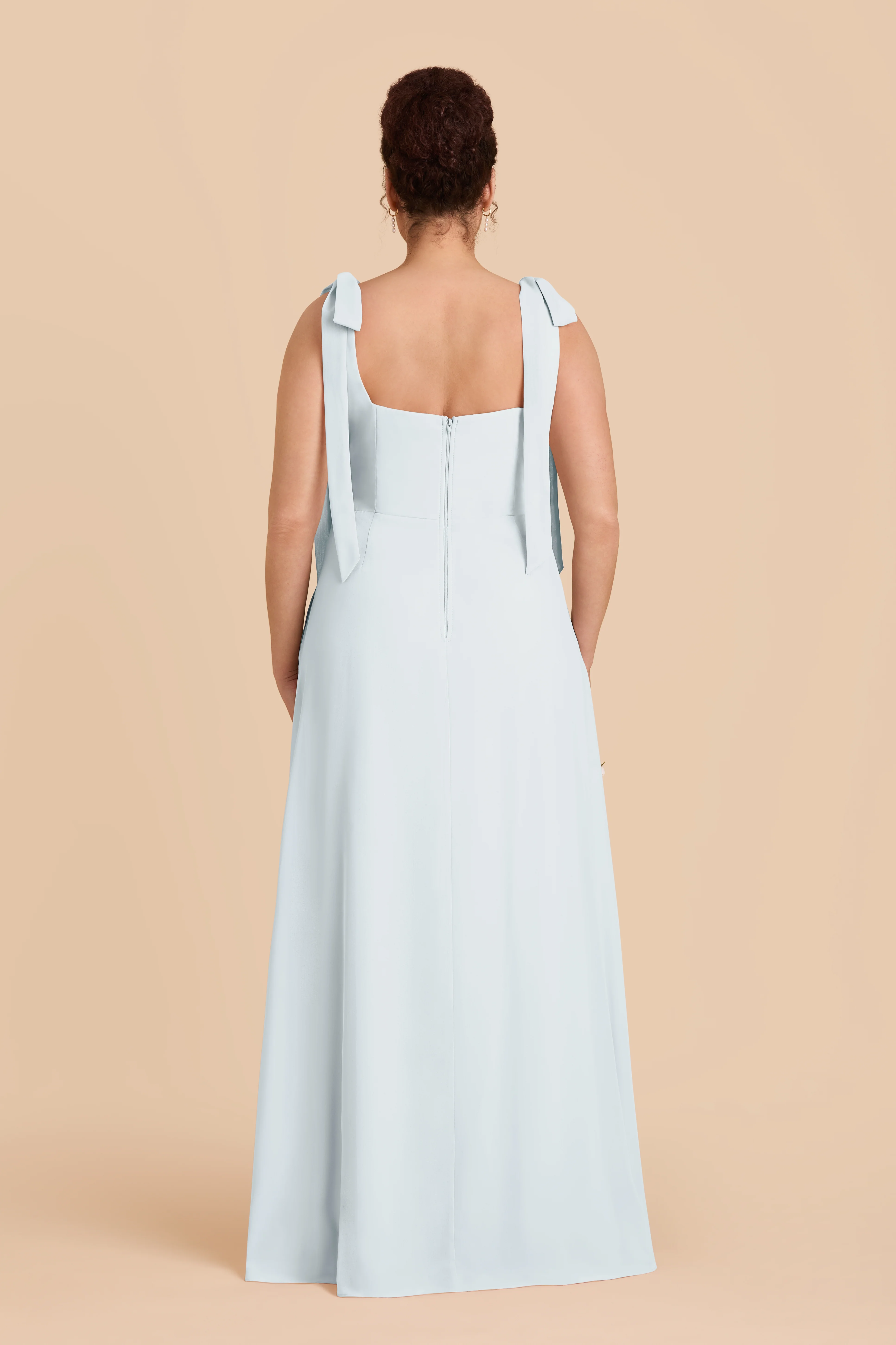 Alex Chiffon Dress - Mist Blue - Image 6