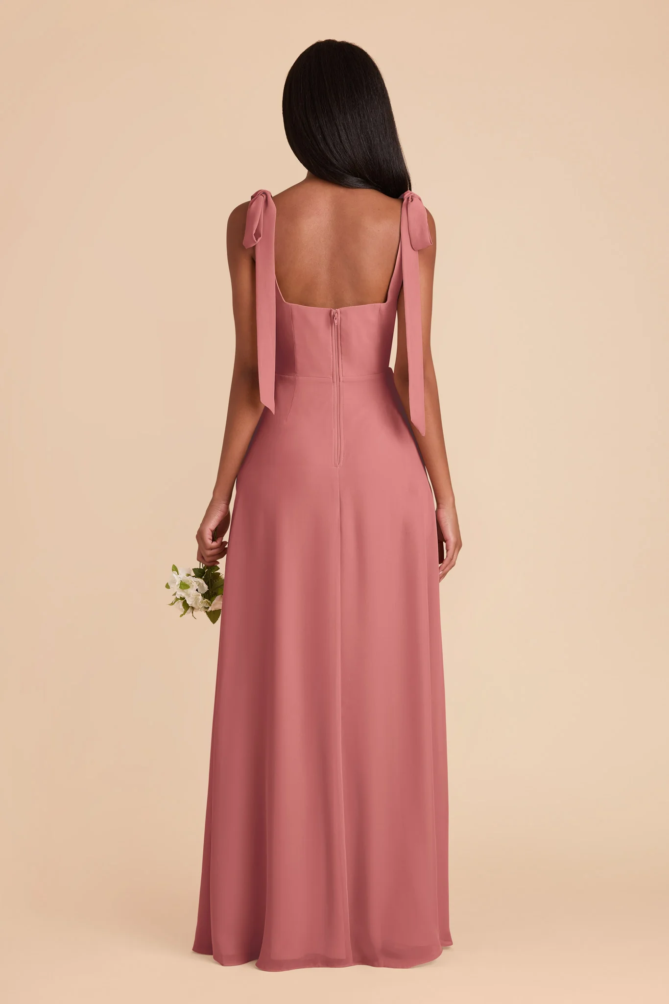 Alex Chiffon Dress - Mulberry - Image 6