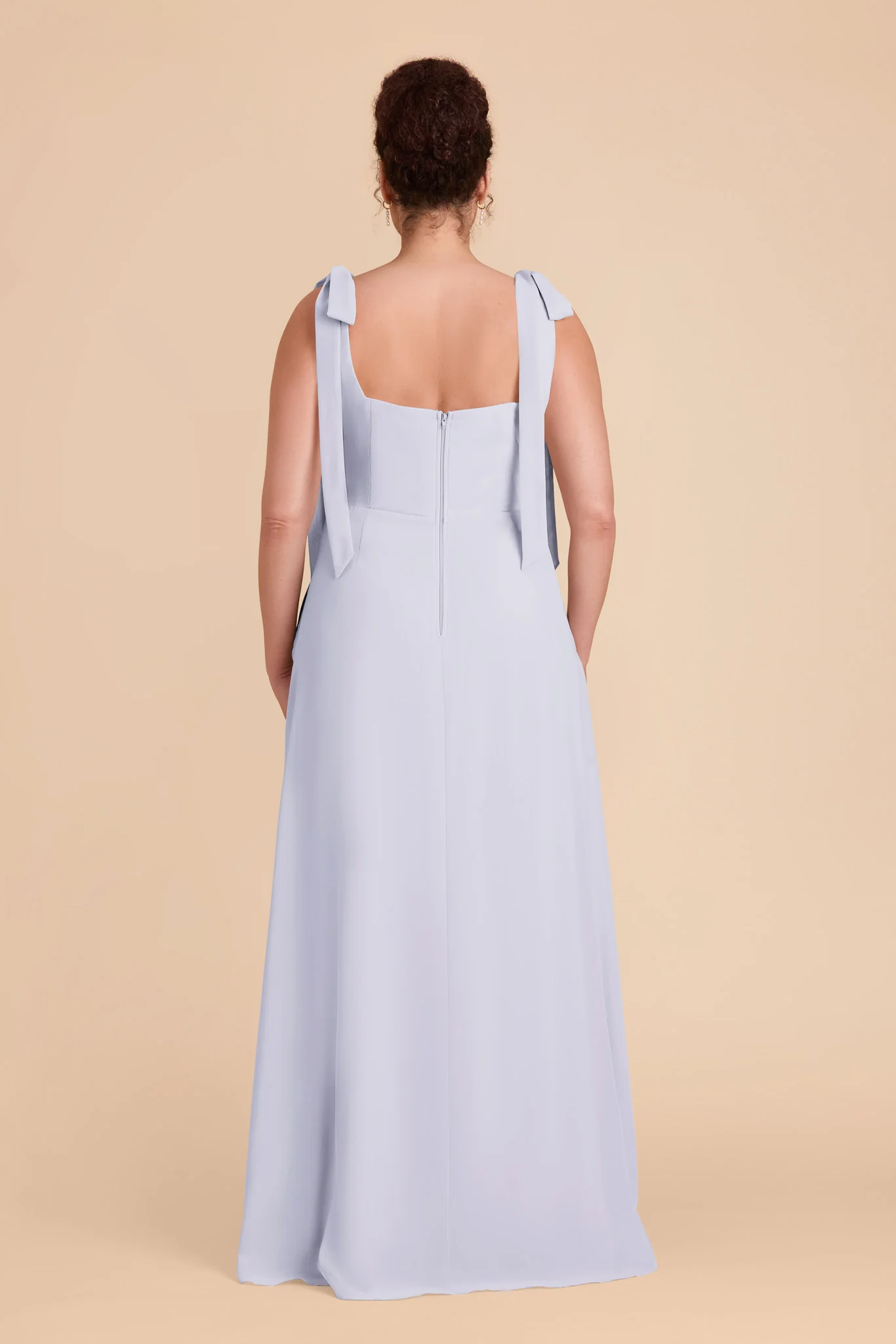 Alex Chiffon Dress - Periwinkle Blue - Image 11