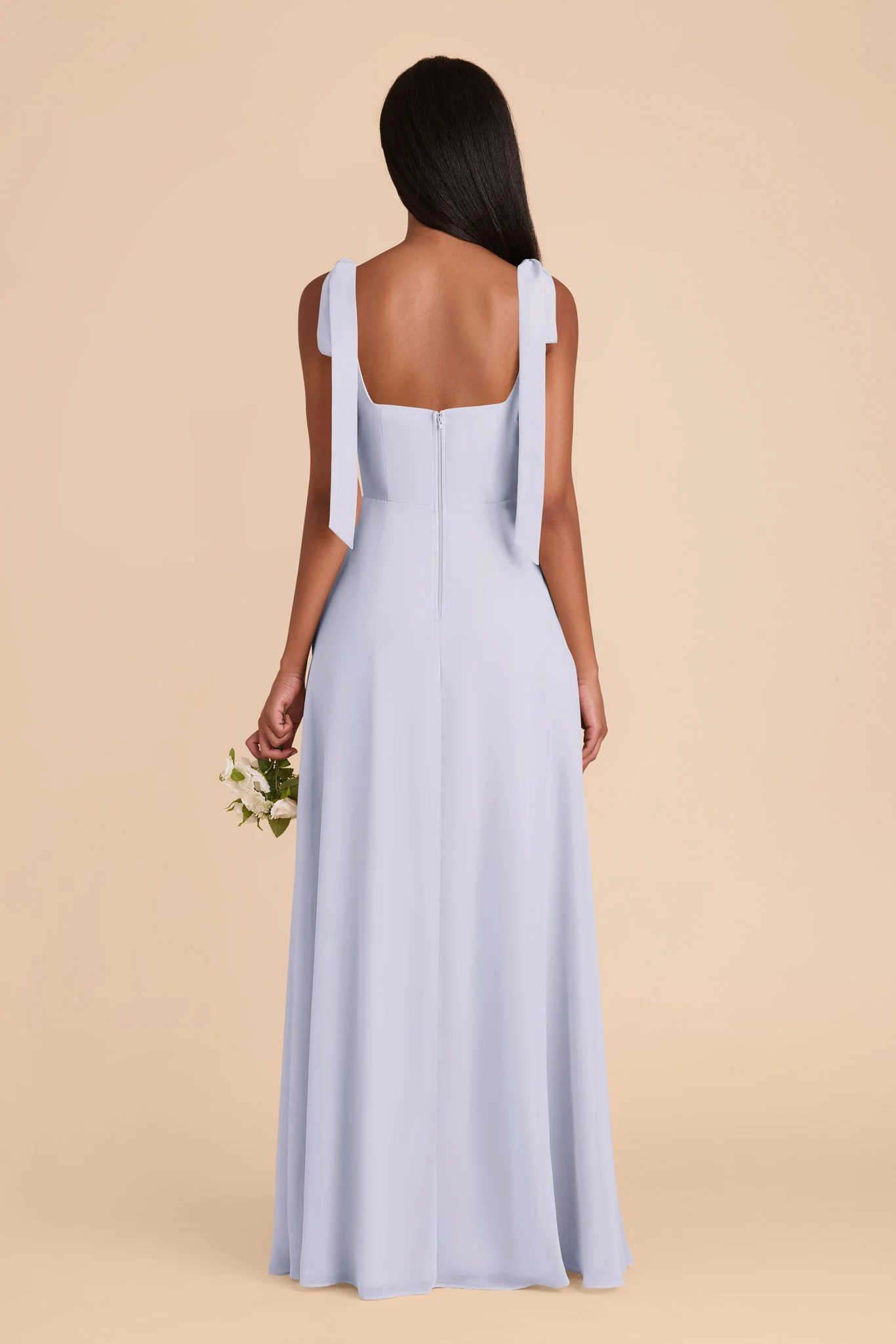 Alex Chiffon Dress - Periwinkle Blue - Image 7