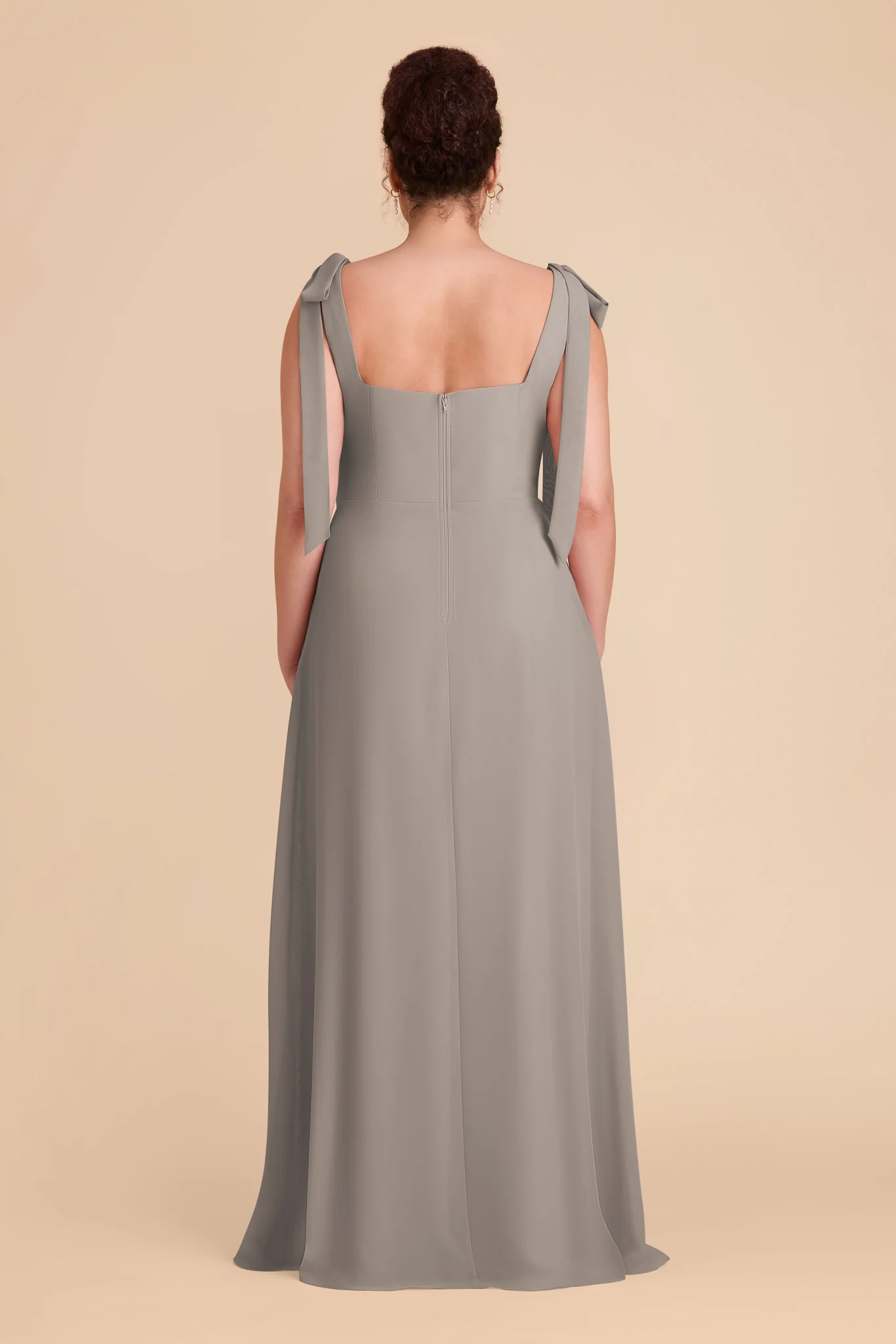 Alex Chiffon Dress - Silver - Image 10