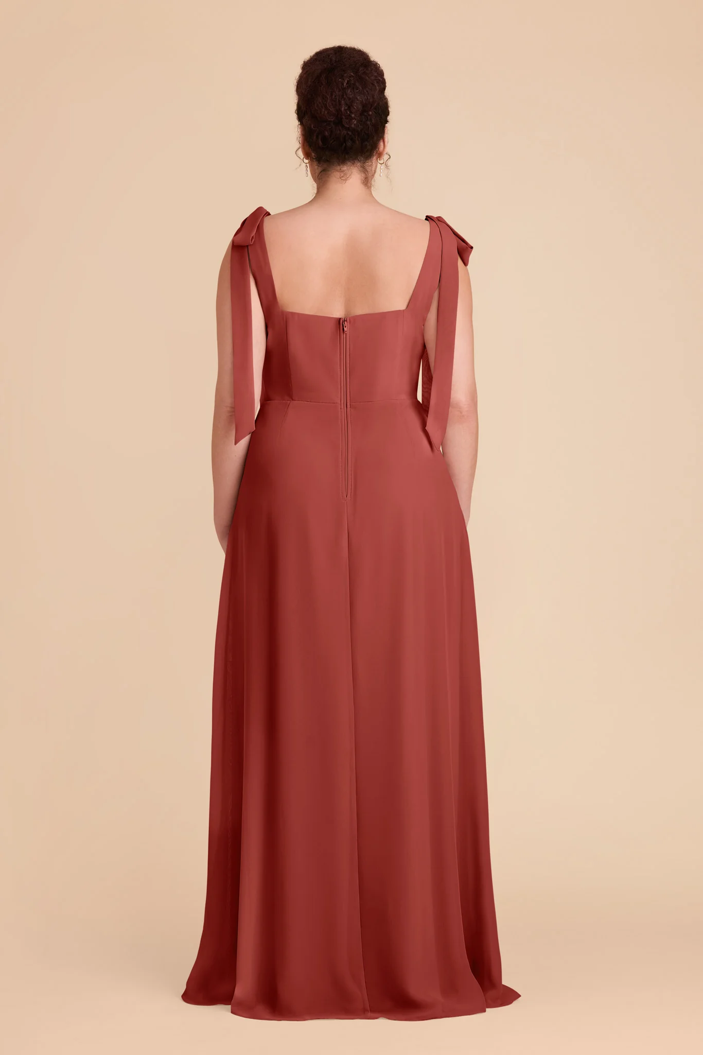 Alex Chiffon Dress - Spice - Image 10