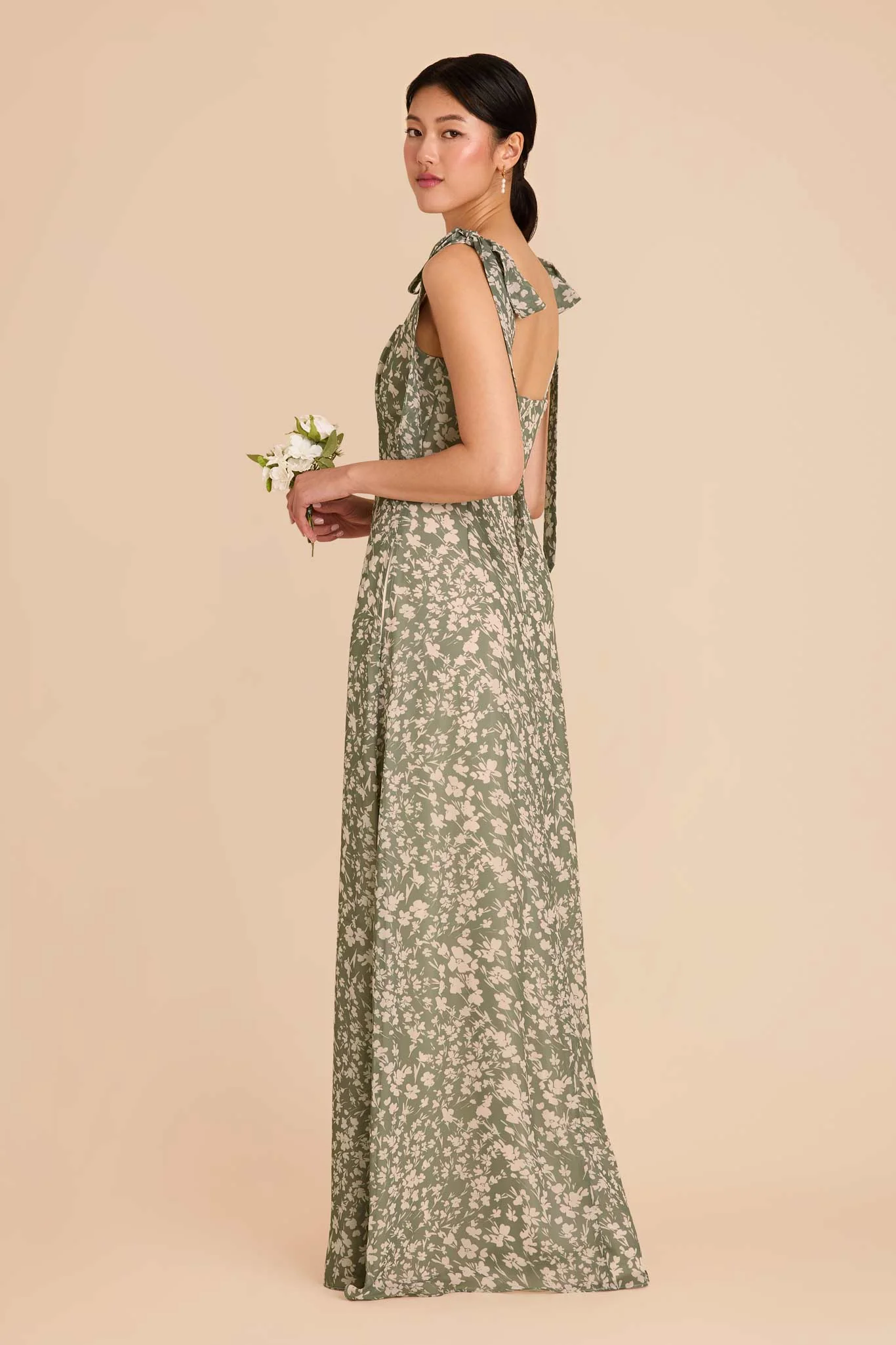 Alex Chiffon Dress - Thyme Dreamy Floral - Image 4