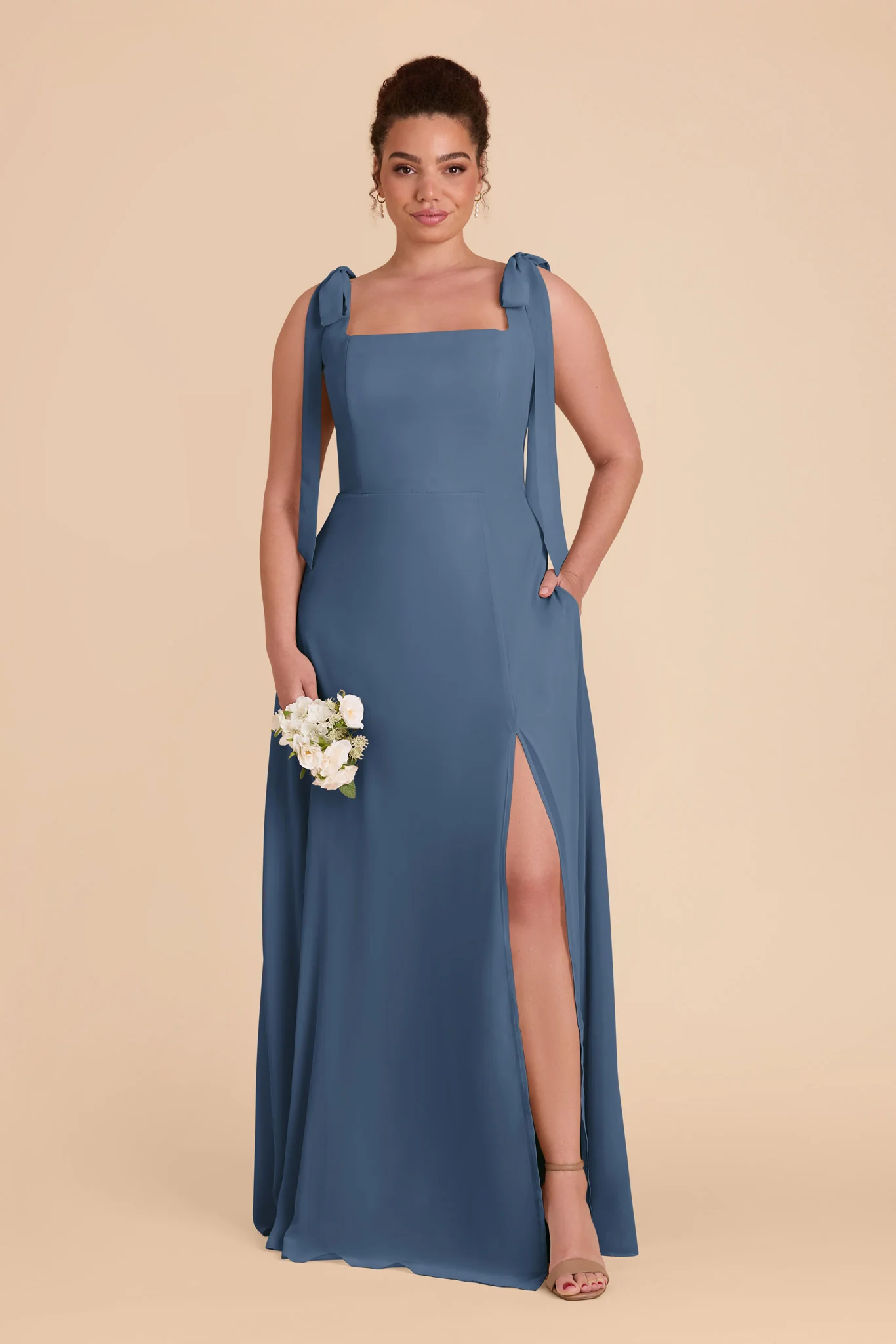 Alex Chiffon Dress - Twilight - Image 8