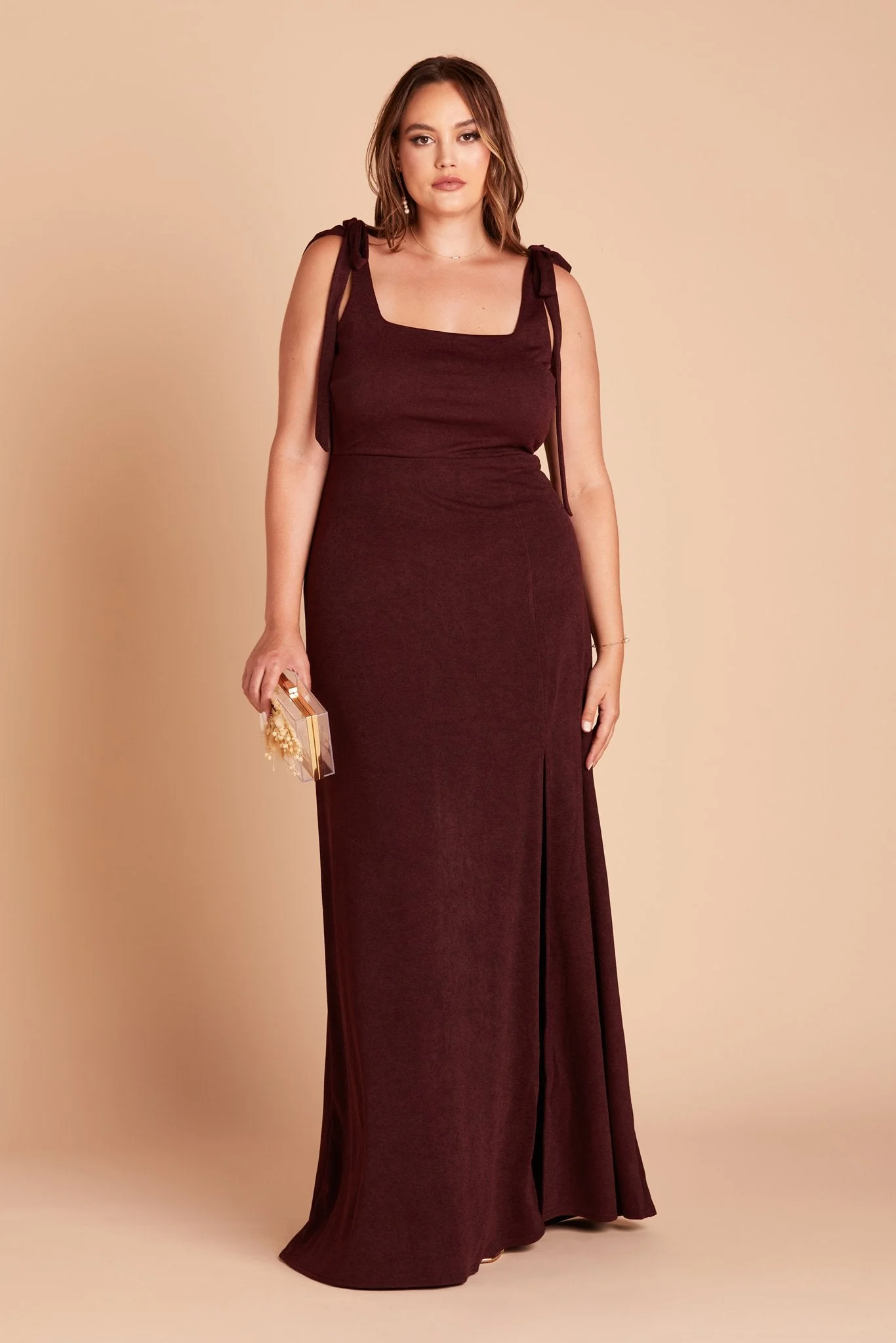 Alex Crepe Dress - Cabernet - Image 13