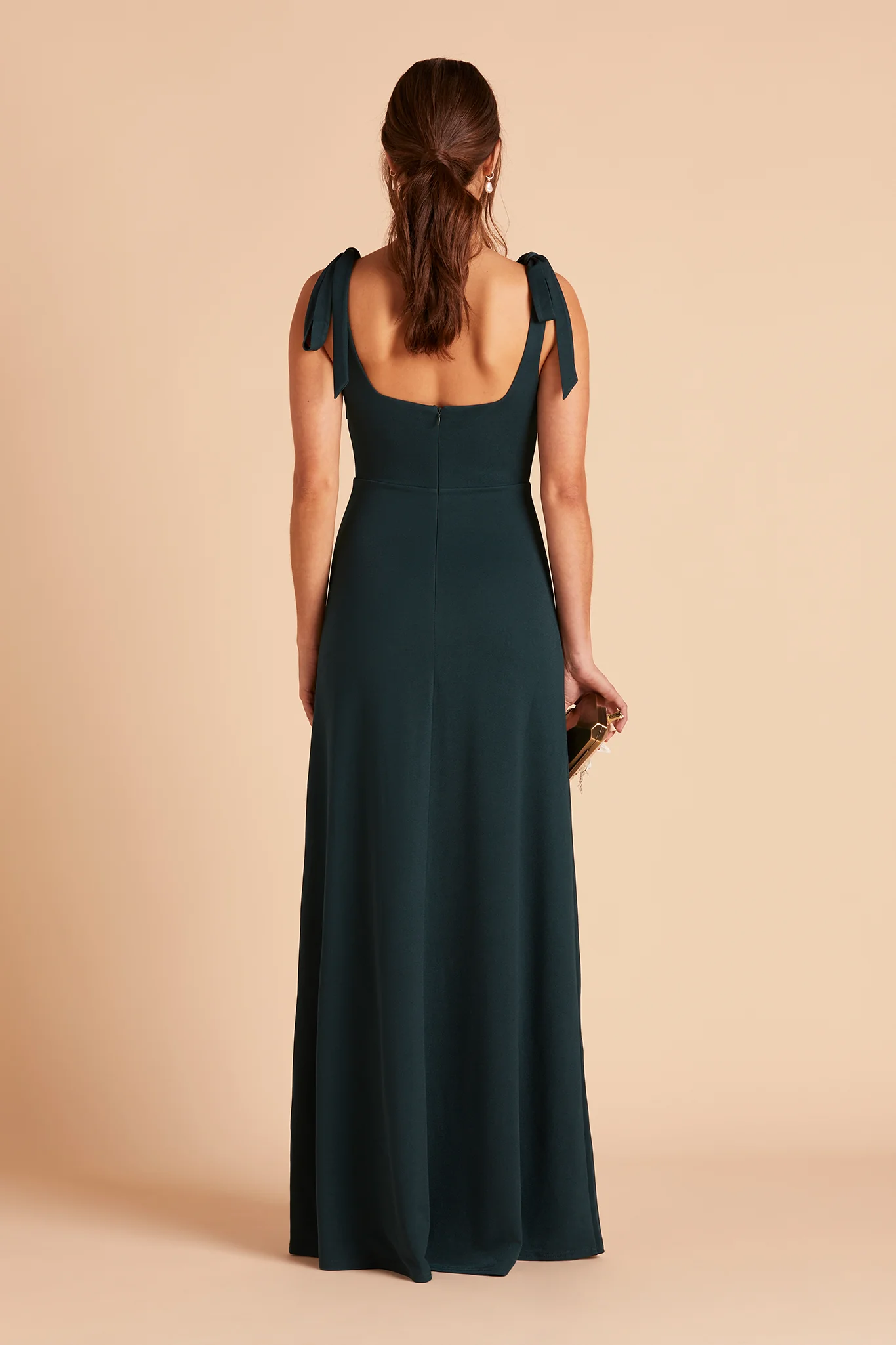 Alex Crepe Dress - Emerald - Image 11