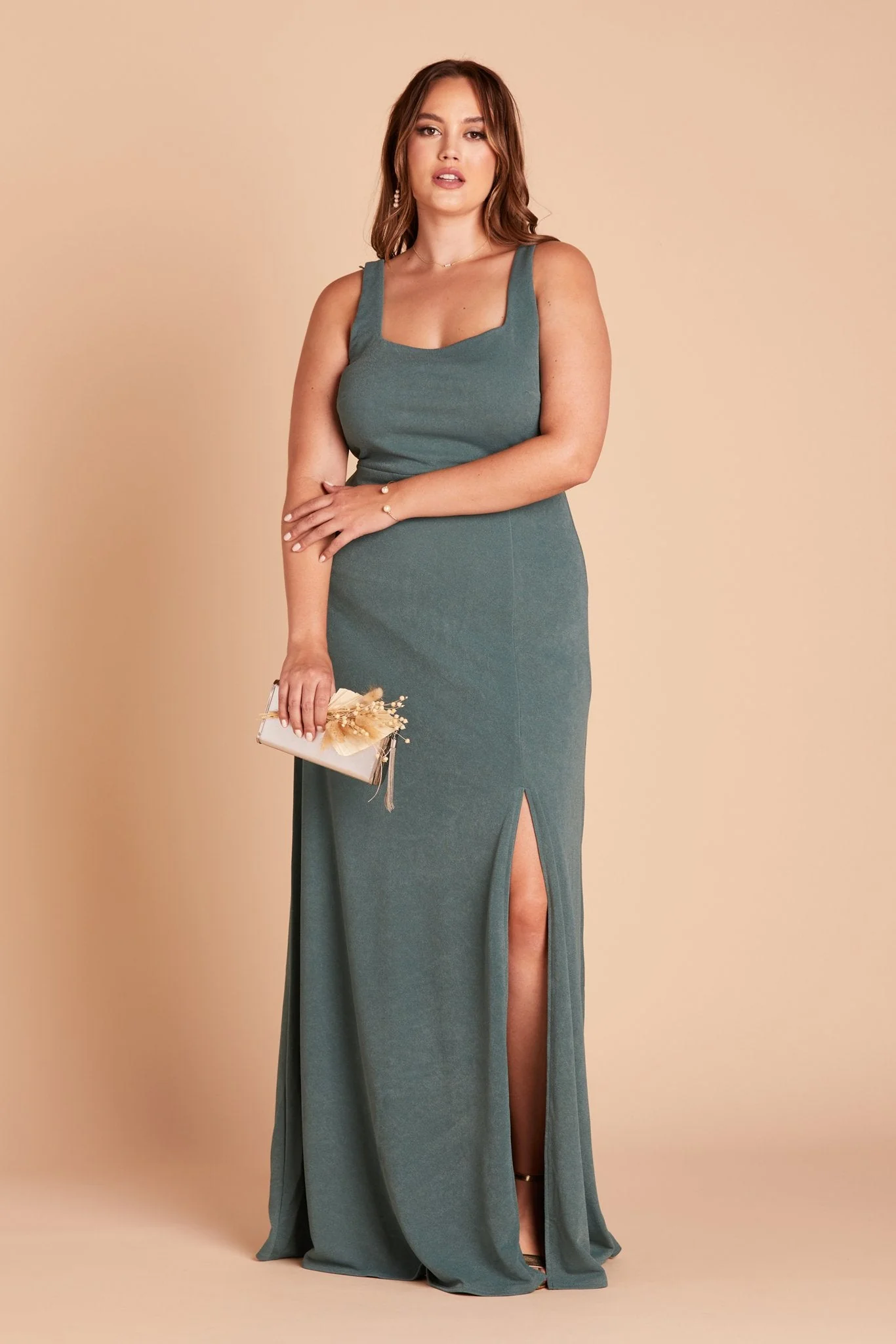 Alex Crepe Dress - Sea Glass - Image 15