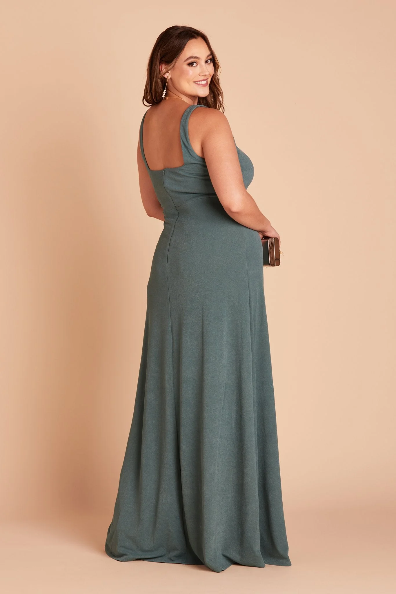 Alex Crepe Dress - Sea Glass - Image 18