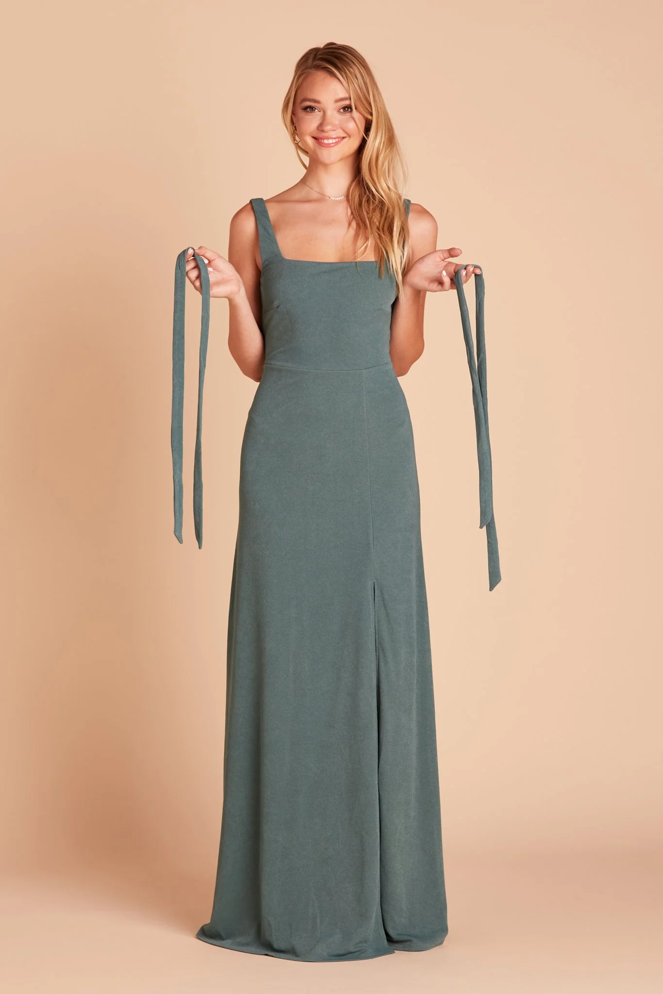 Alex Crepe Dress - Sea Glass - Image 8