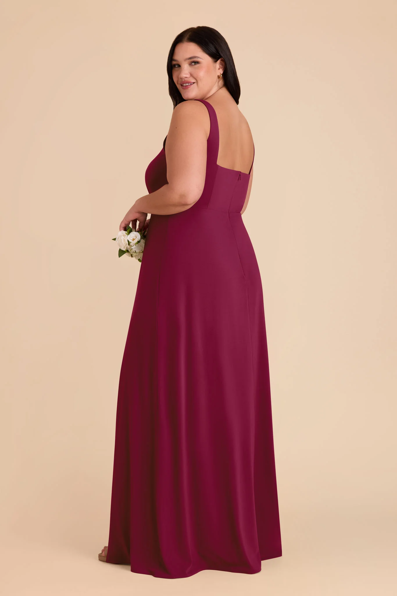 Alex Luxe Stretch Knit Dress - Berry - Image 15