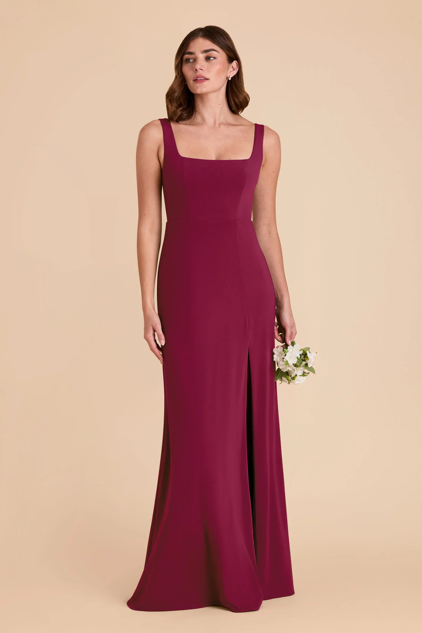 Alex Luxe Stretch Knit Dress - Berry - Image 3