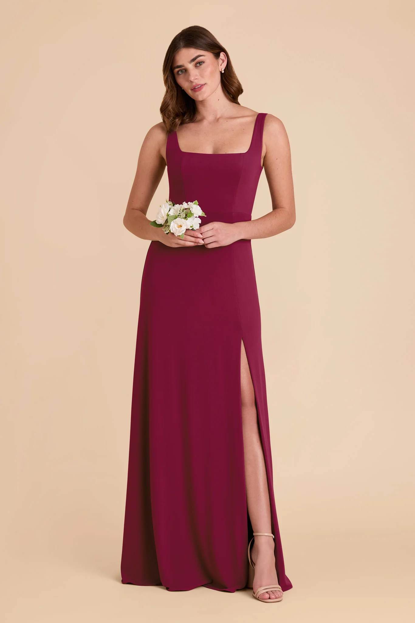Alex Luxe Stretch Knit Dress - Berry - Image 4