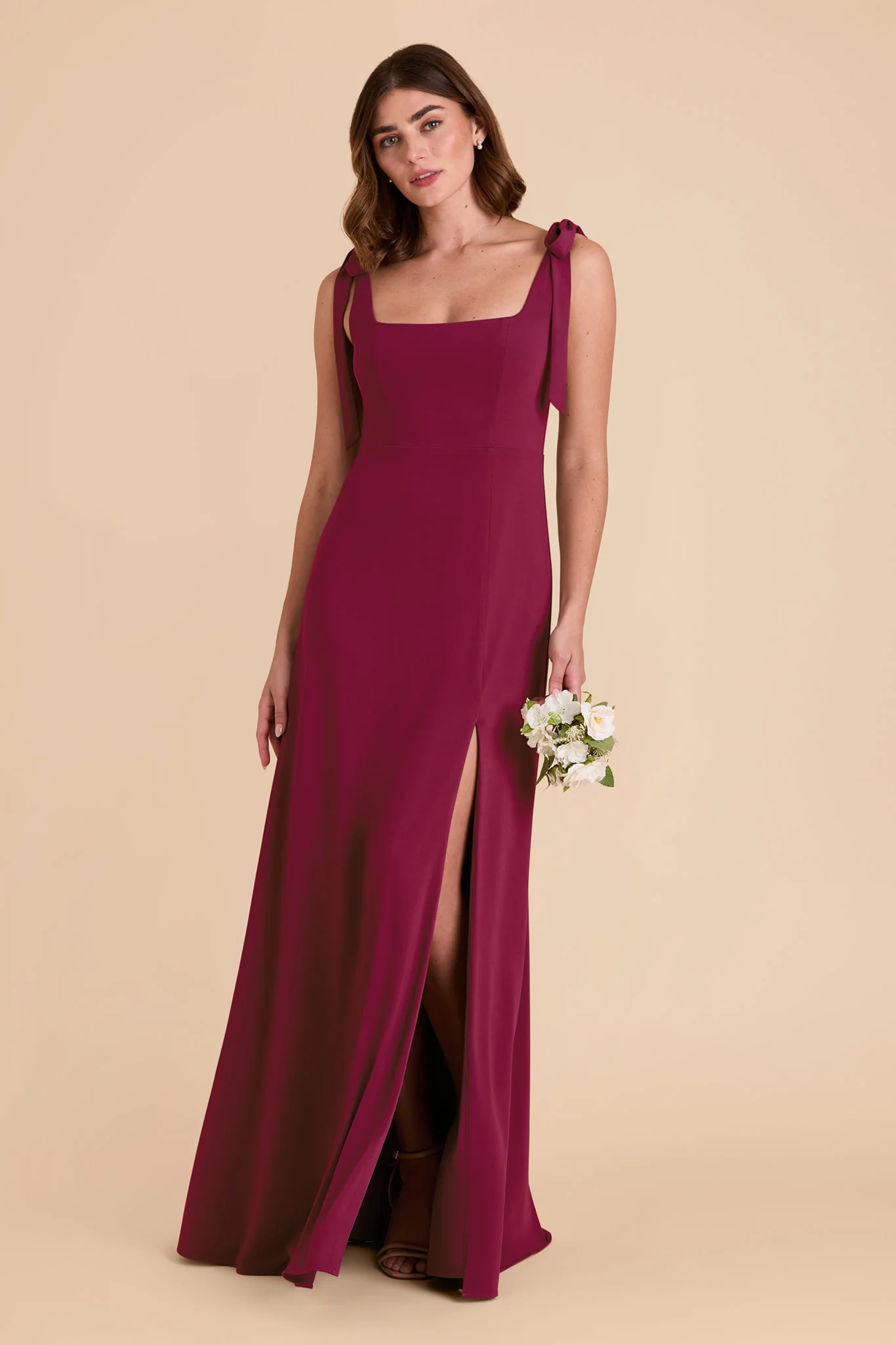 Alex Luxe Stretch Knit Dress - Berry - Image 5