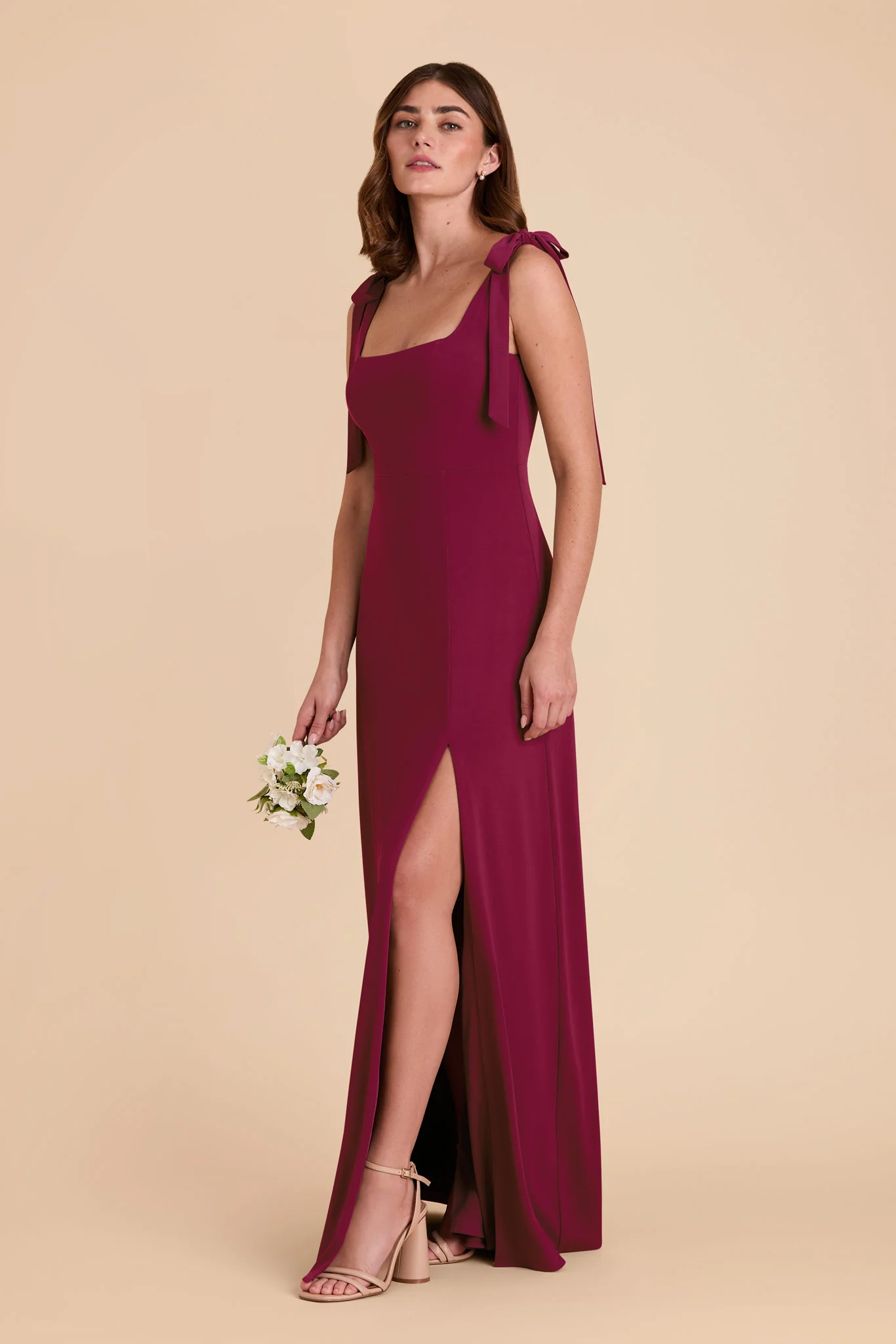 Alex Luxe Stretch Knit Dress - Berry - Image 7