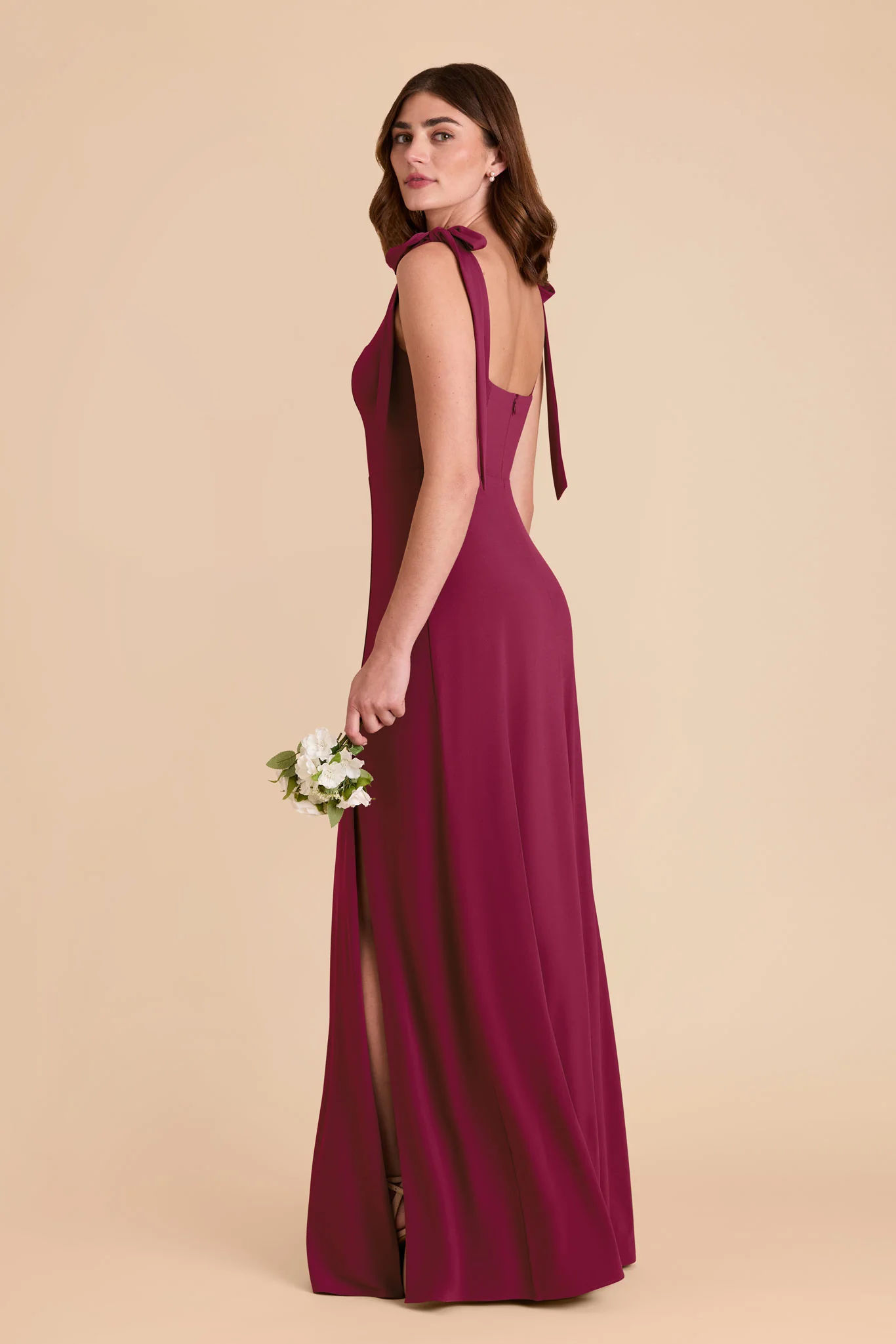 Alex Luxe Stretch Knit Dress - Berry - Image 8