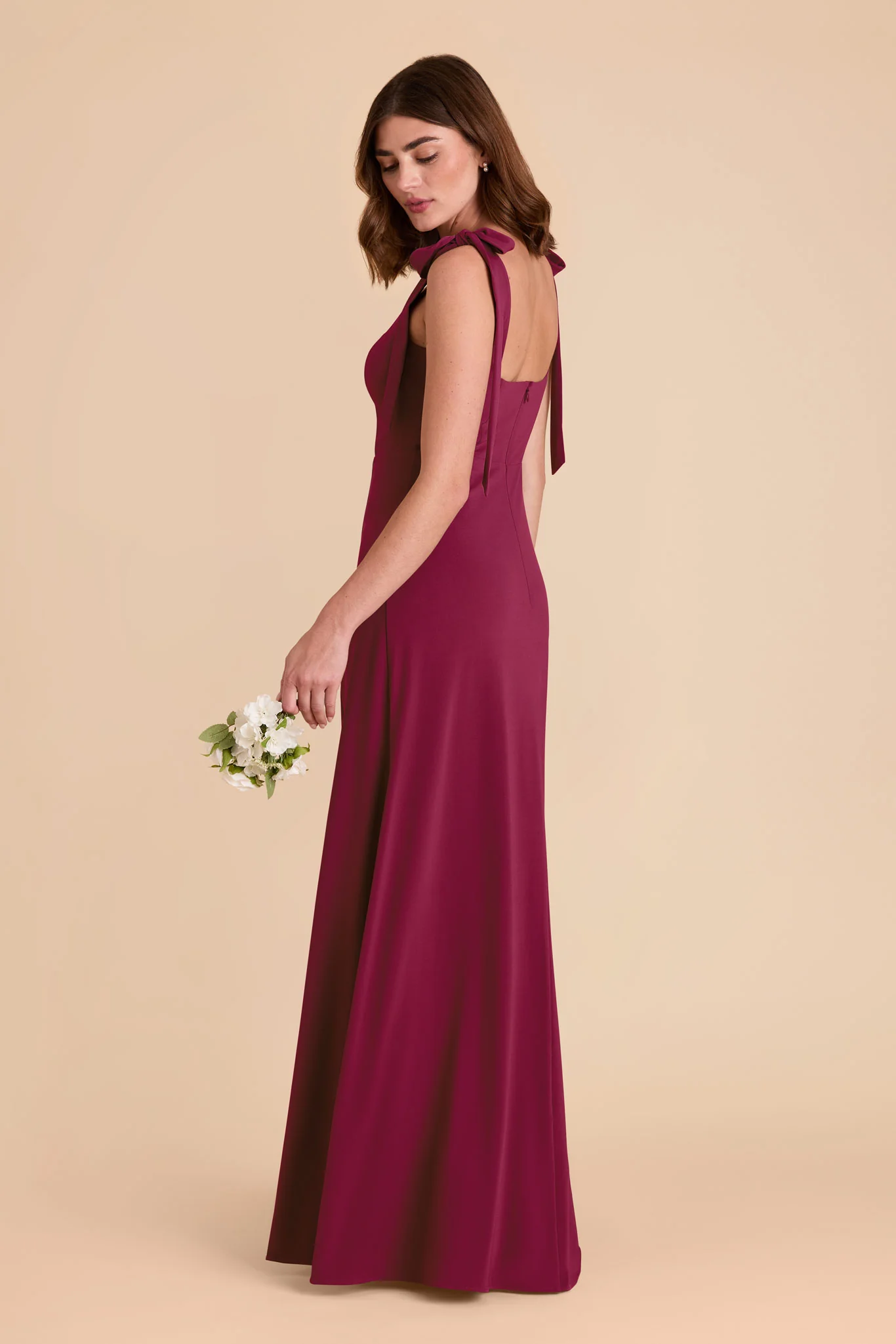 Alex Luxe Stretch Knit Dress - Berry - Image 9
