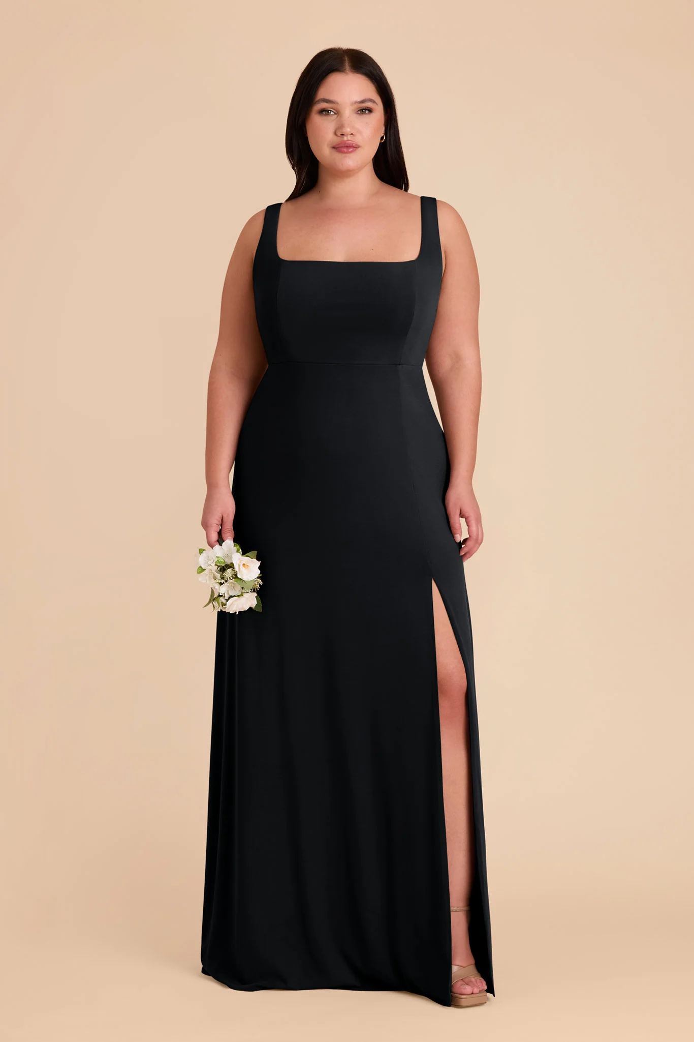 Alex Luxe Stretch Knit Dress - Black - Image 12