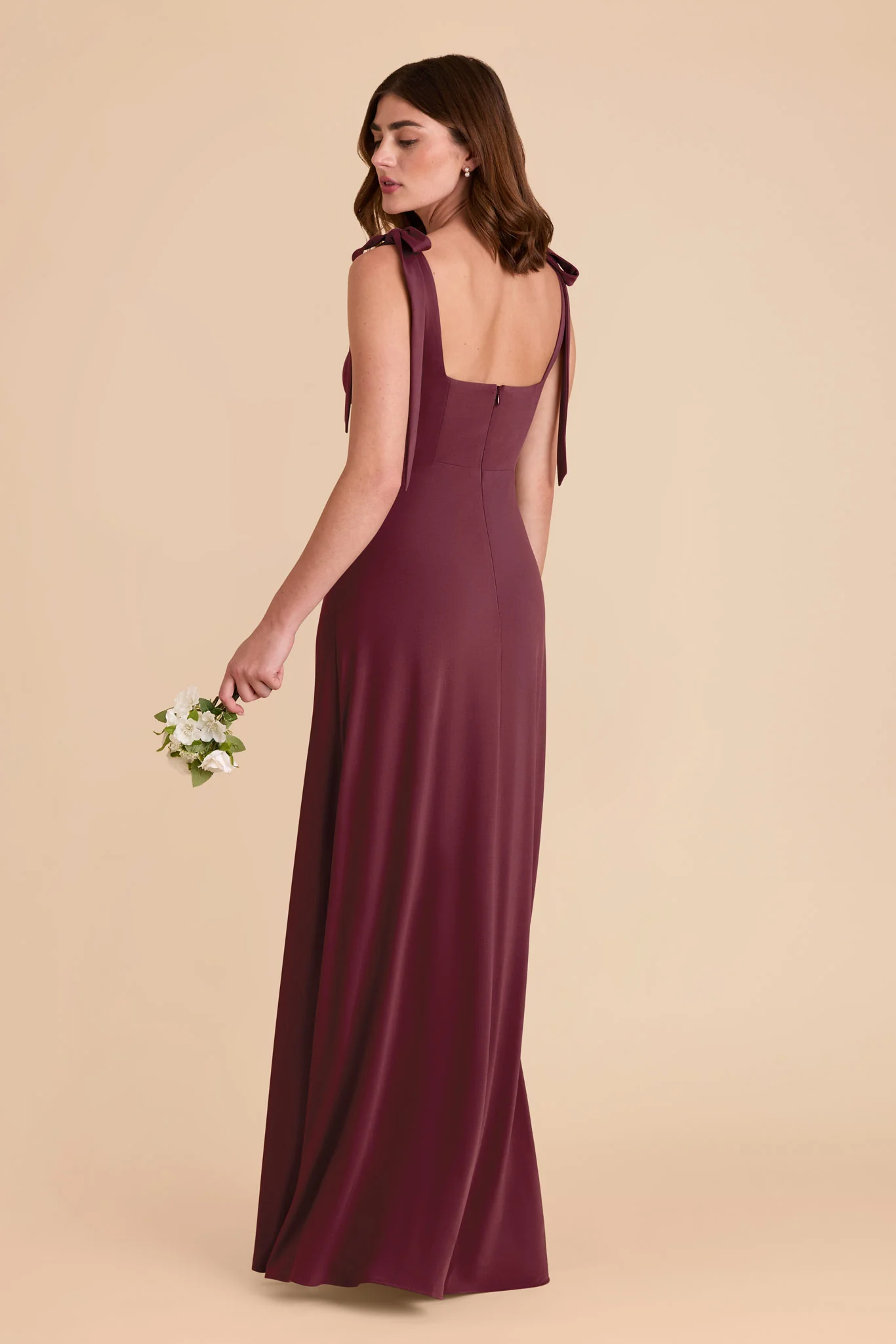Alex Luxe Stretch Knit Dress - Cabernet - Image 10