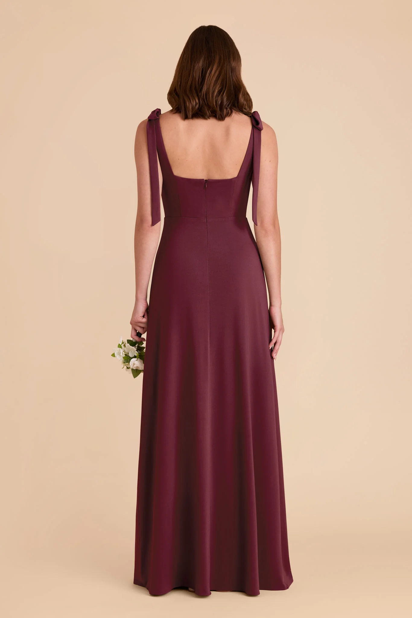 Alex Luxe Stretch Knit Dress - Cabernet - Image 11