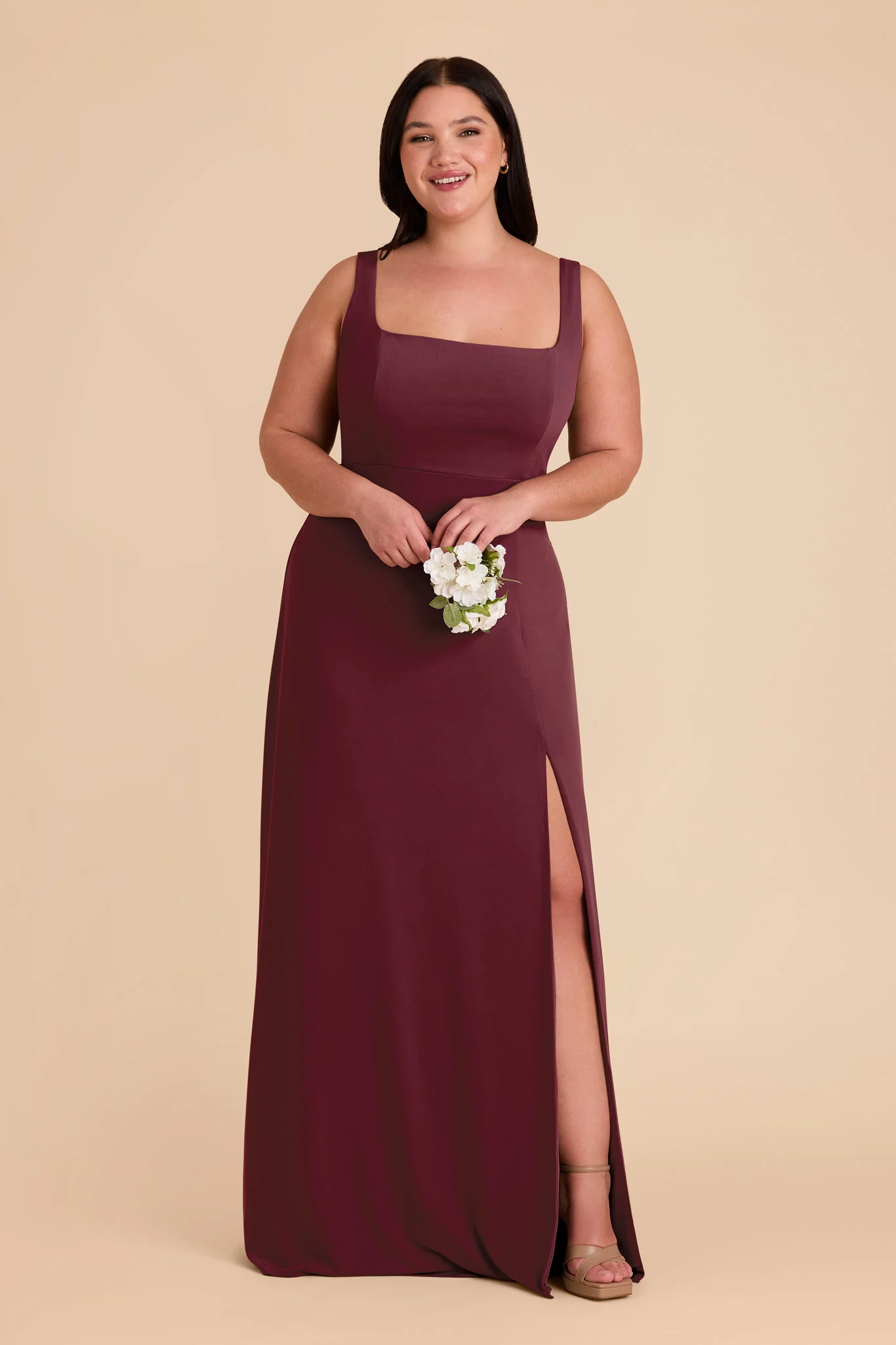 Alex Luxe Stretch Knit Dress - Cabernet - Image 14