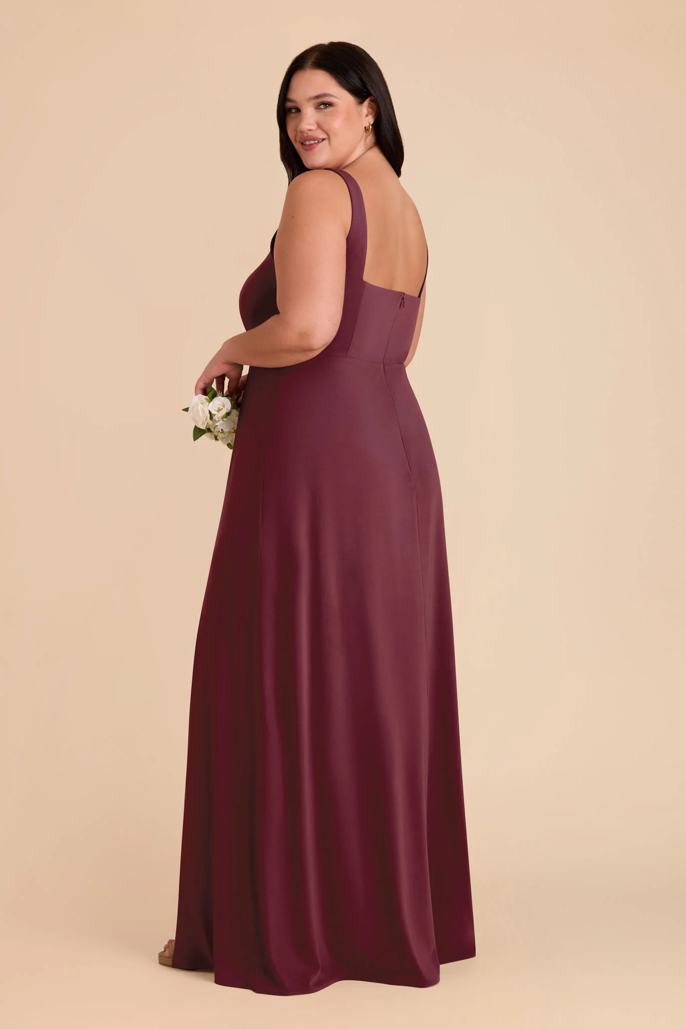 Alex Luxe Stretch Knit Dress - Cabernet - Image 15