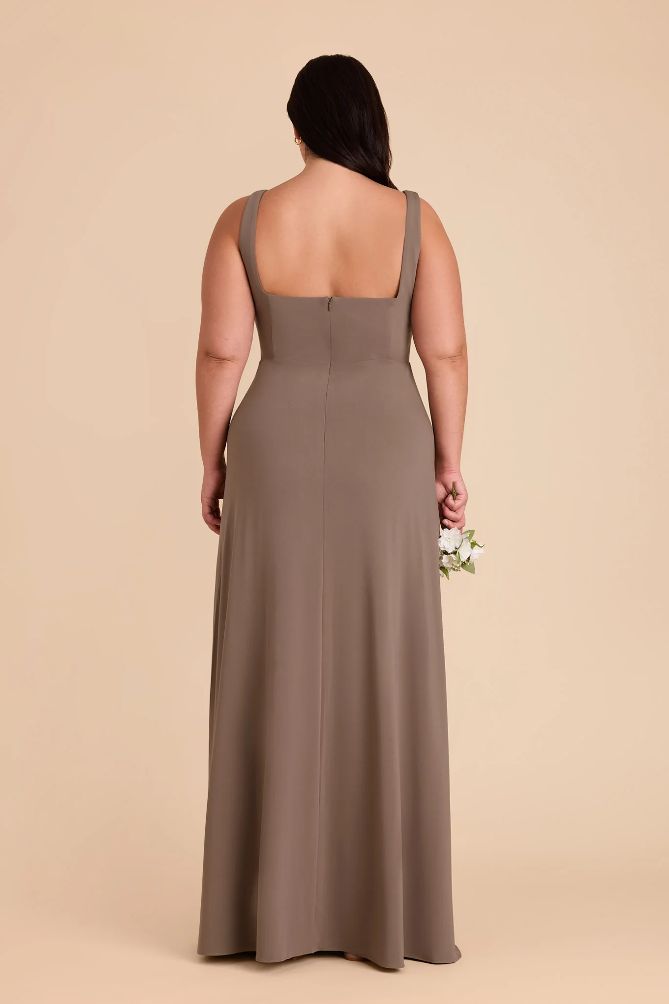 Alex Luxe Stretch Knit Dress - Mocha - Image 16
