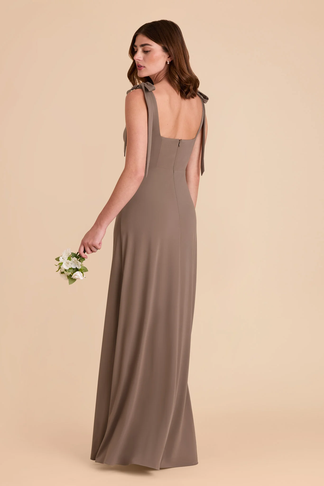 Alex Luxe Stretch Knit Dress - Mocha - Image 9