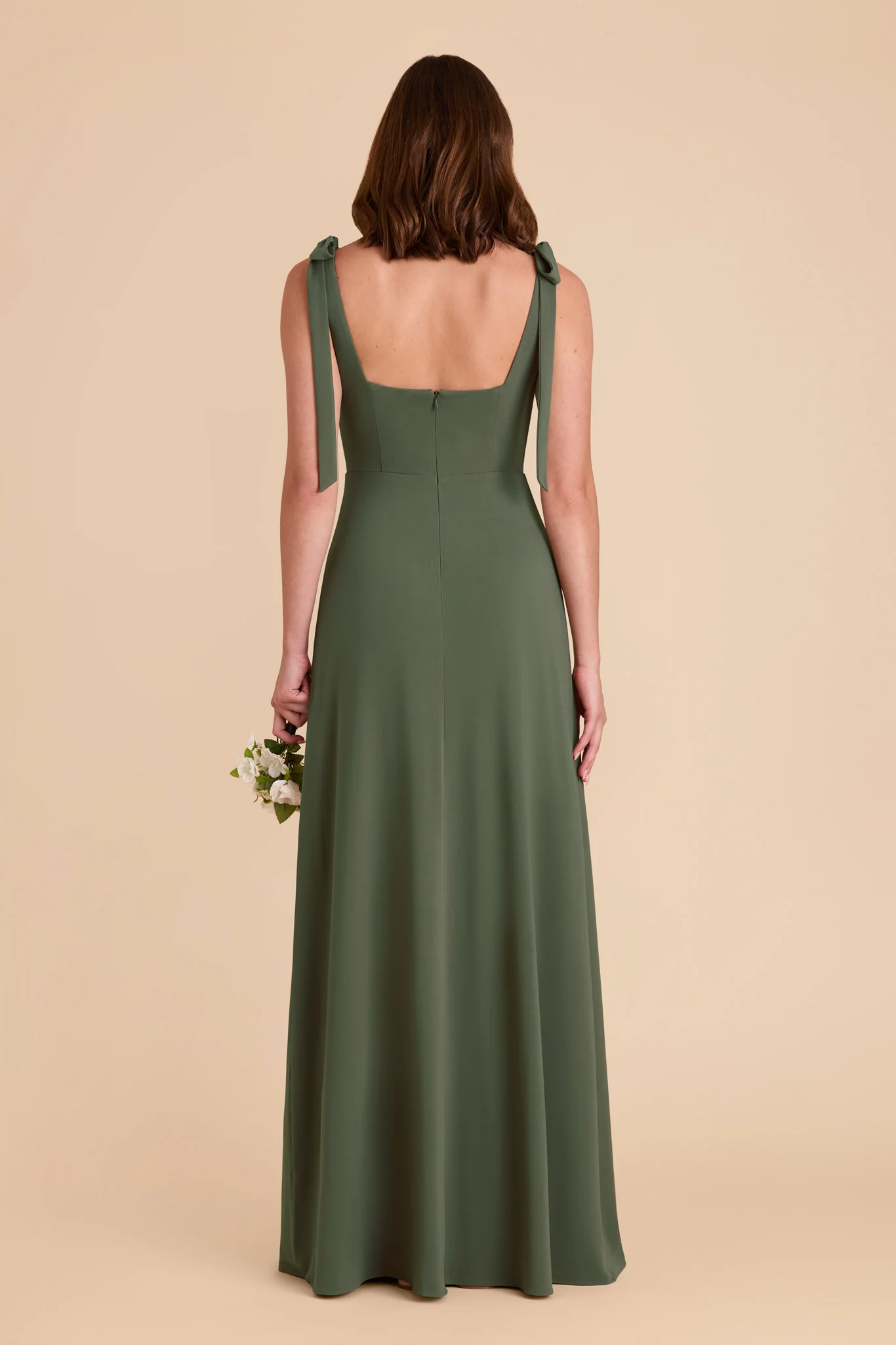 Alex Luxe Stretch Knit Dress - Olive - Image 11