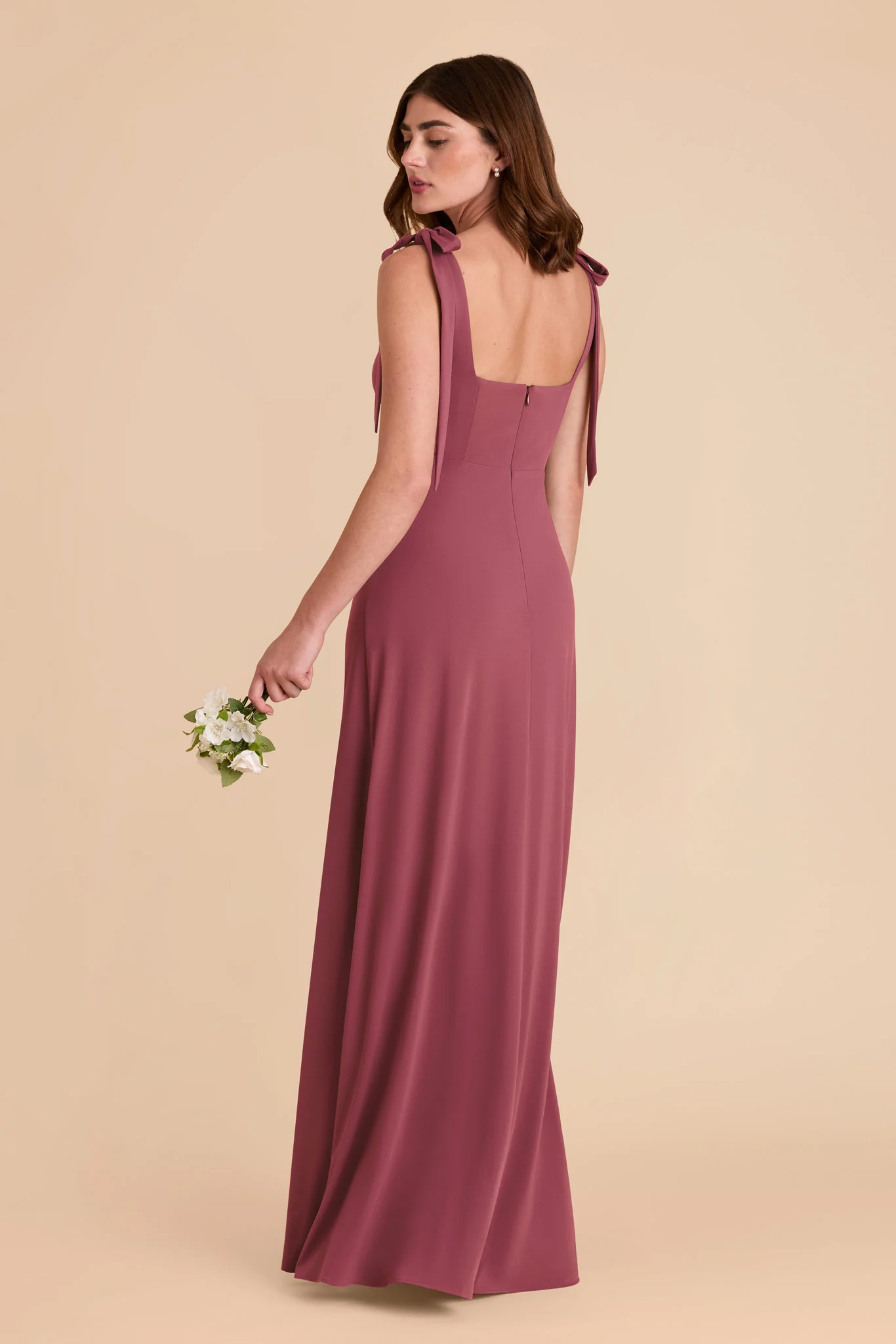 Alex Luxe Stretch Knit Dress - Rosewood - Image 10