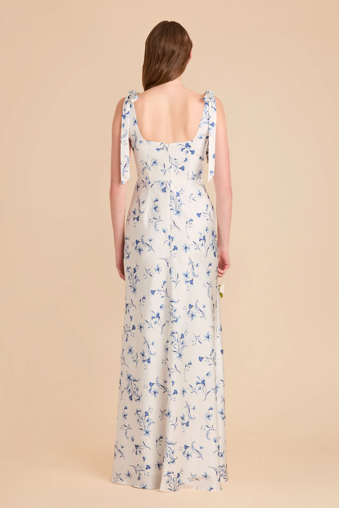 Alex Matte Satin Dress - Blue Le Fleur - Image 4