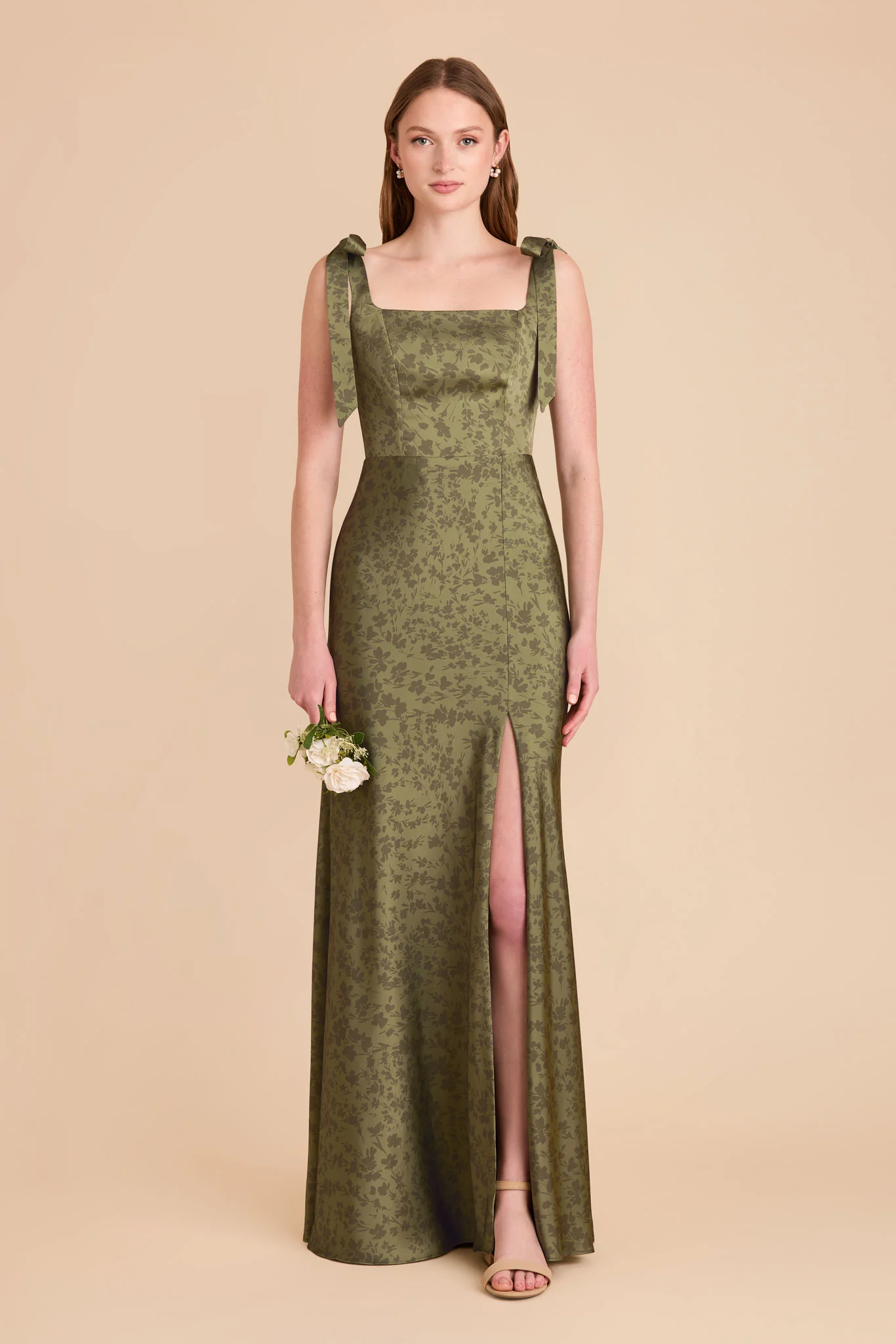 Alex Matte Satin Dress - Bright Martini Dreamy Floral