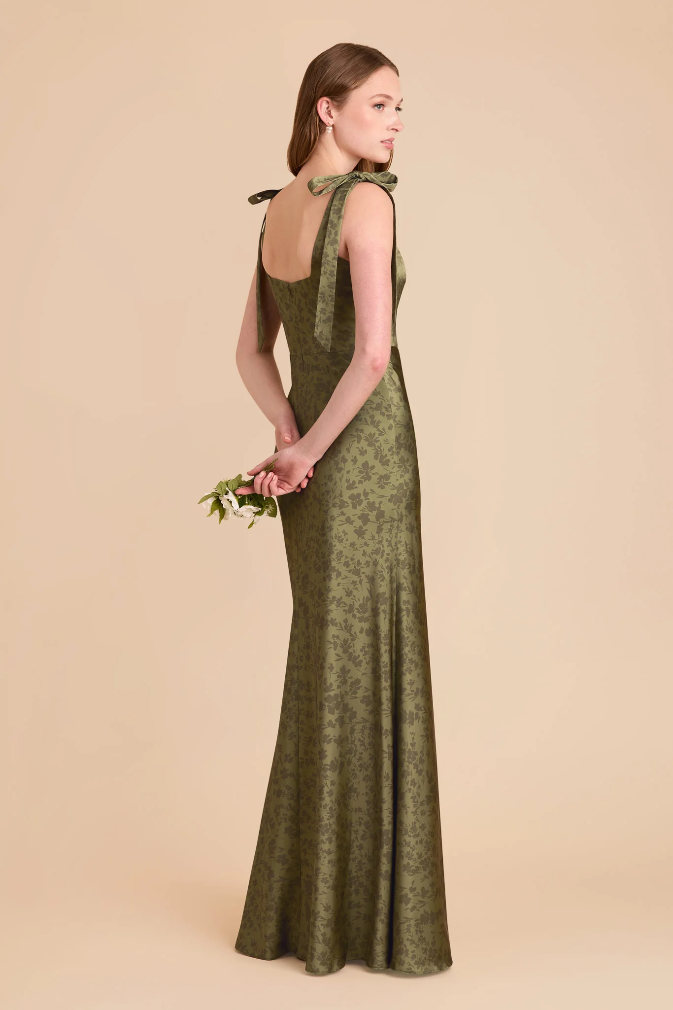 Alex Matte Satin Dress - Bright Martini Dreamy Floral - Image 4