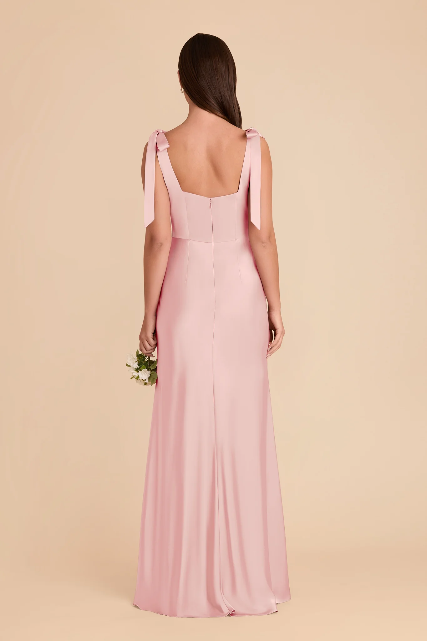 Alex Matte Satin Dress - Fondant Pink - Image 4