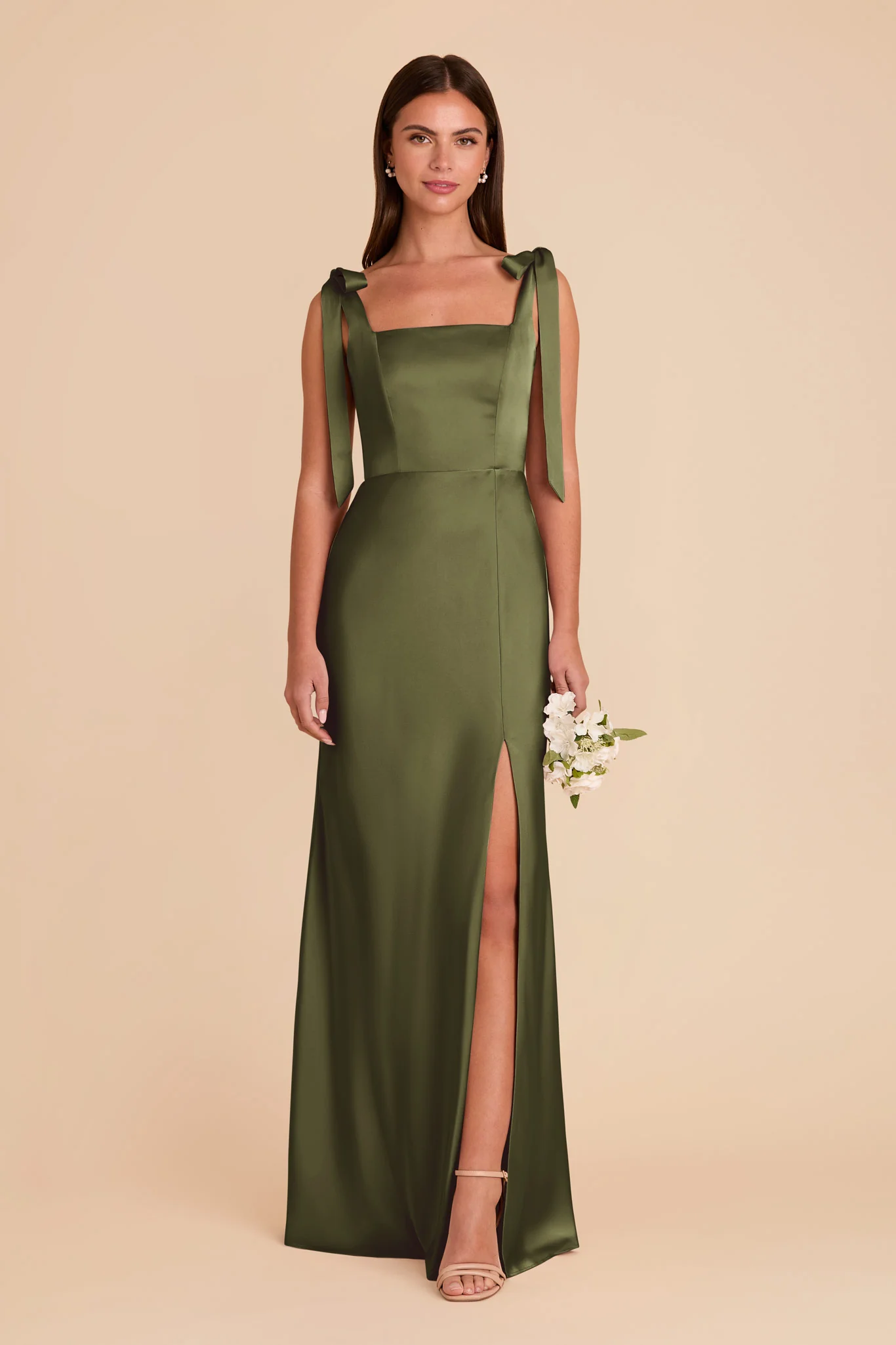 Alex Matte Satin Dress - Martini - Image 4