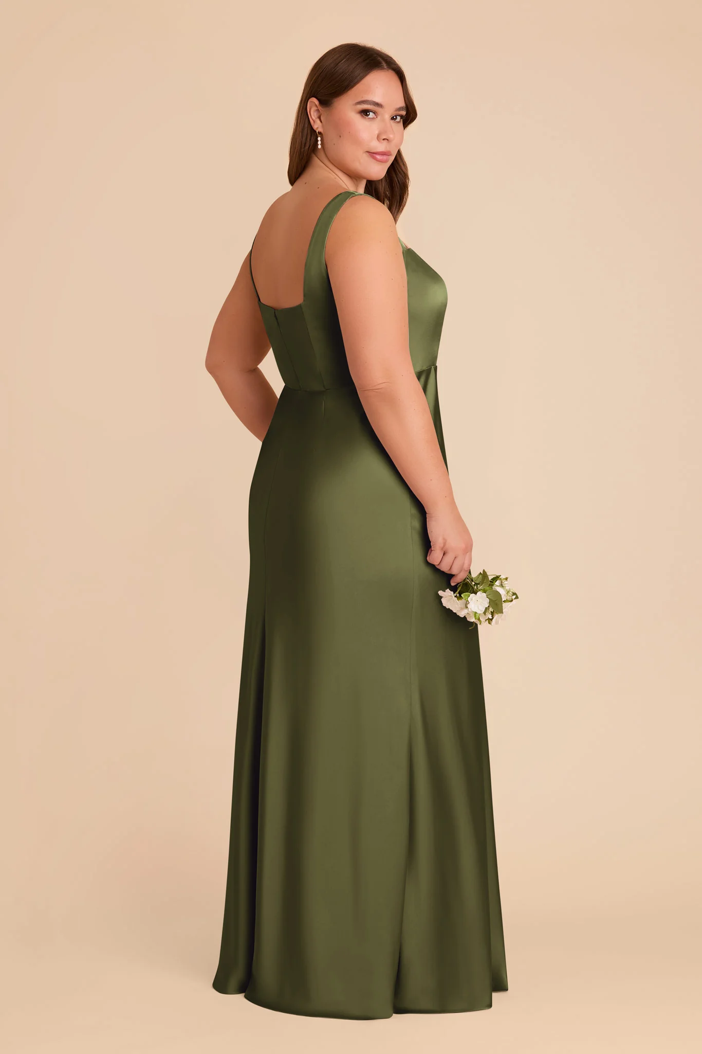 Alex Matte Satin Dress - Martini - Image 9