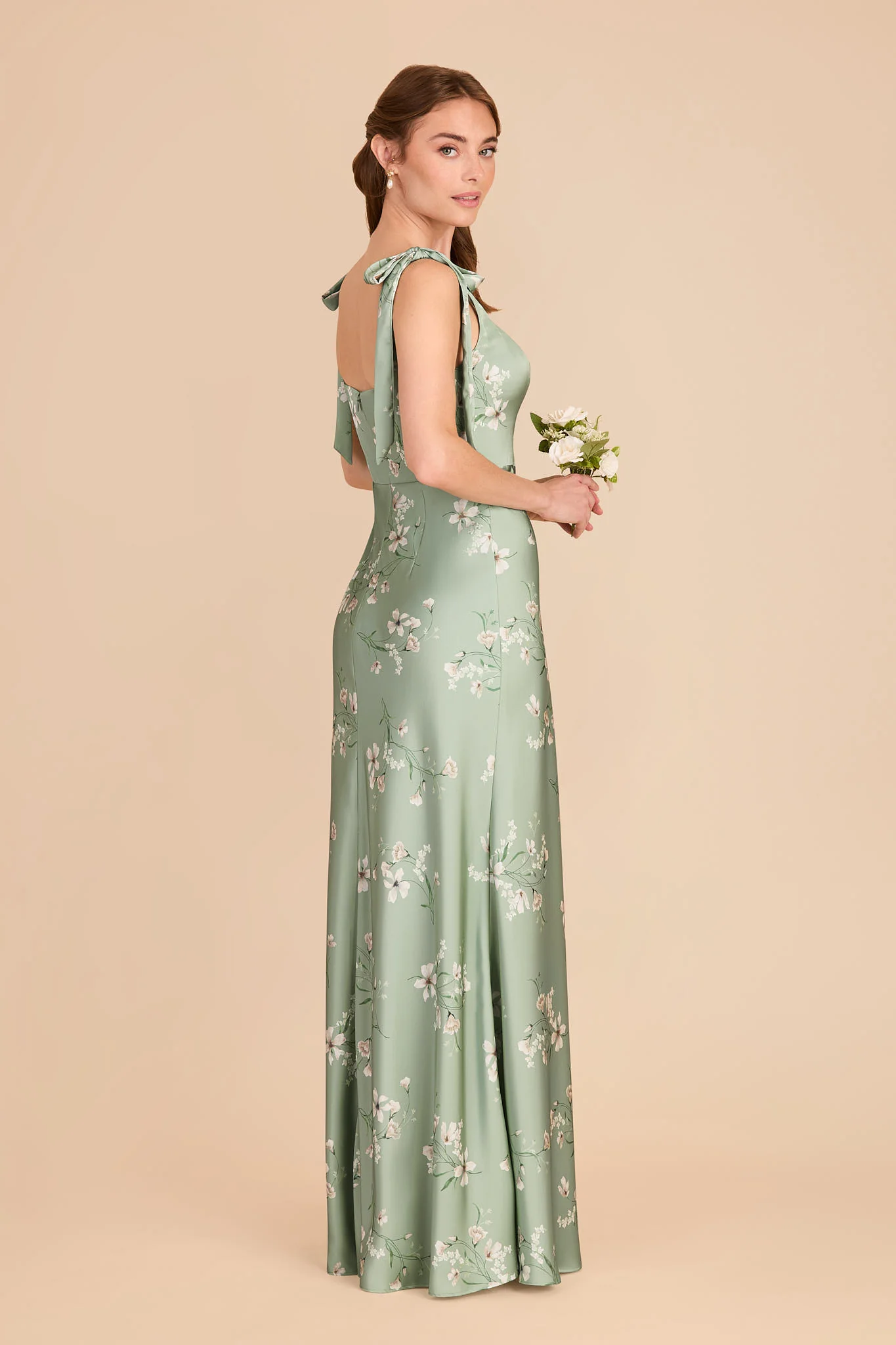 Alex Matte Satin Dress - Sage Le Fleur - Image 4
