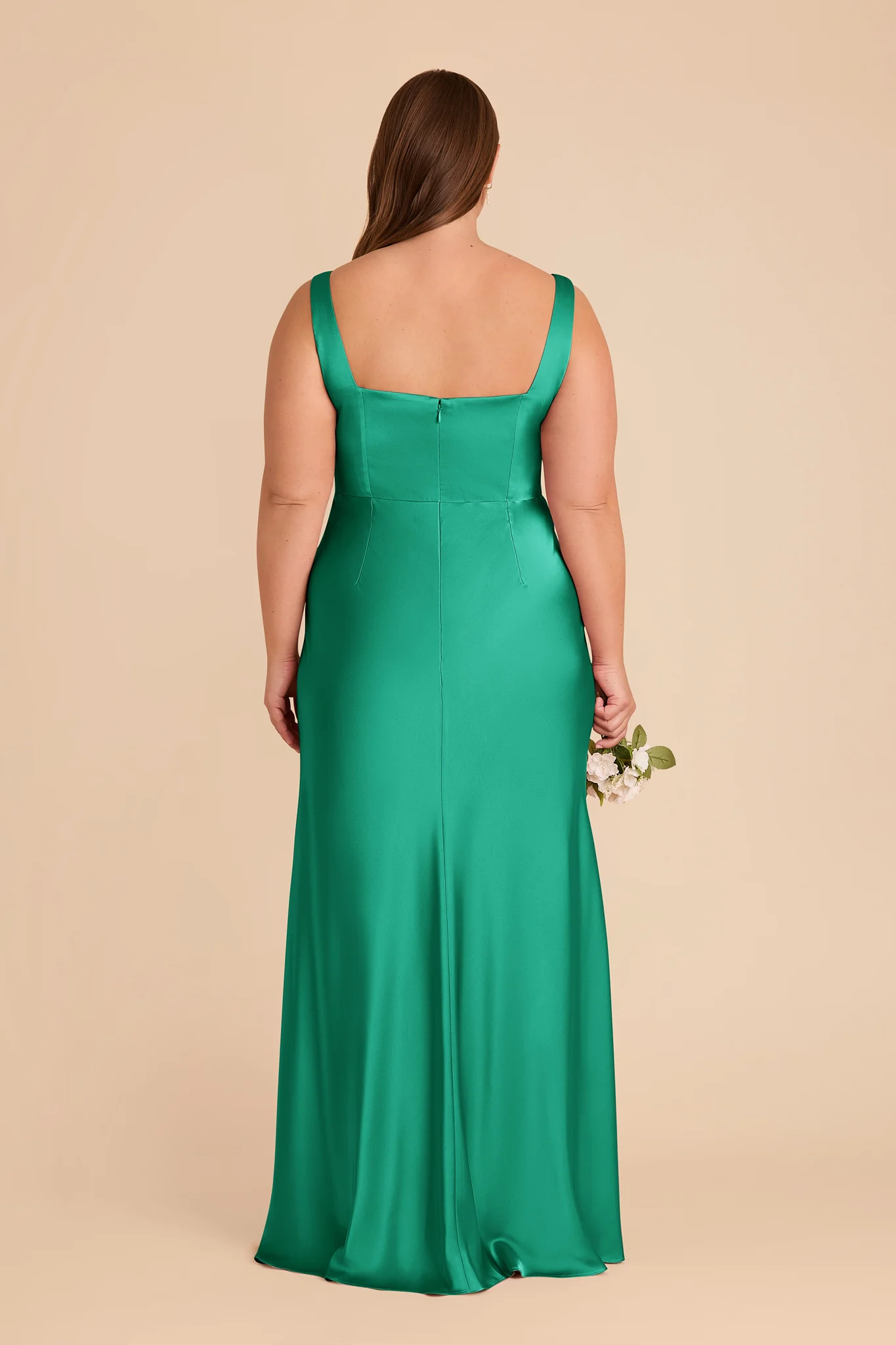 Alex Matte Satin Dress - Turquoise - Image 8