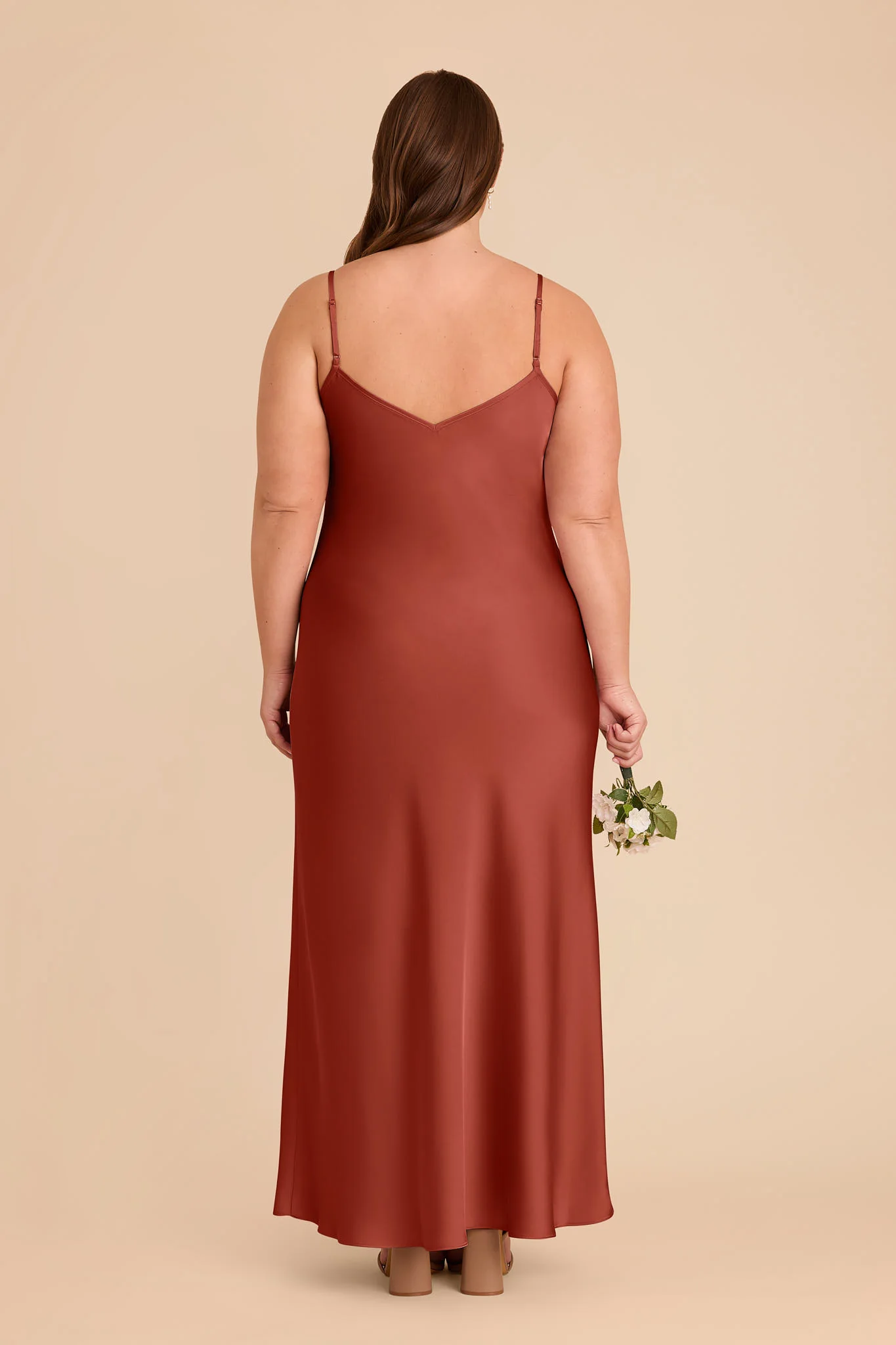 Alice Matte Satin Dress - Auburn - Image 8
