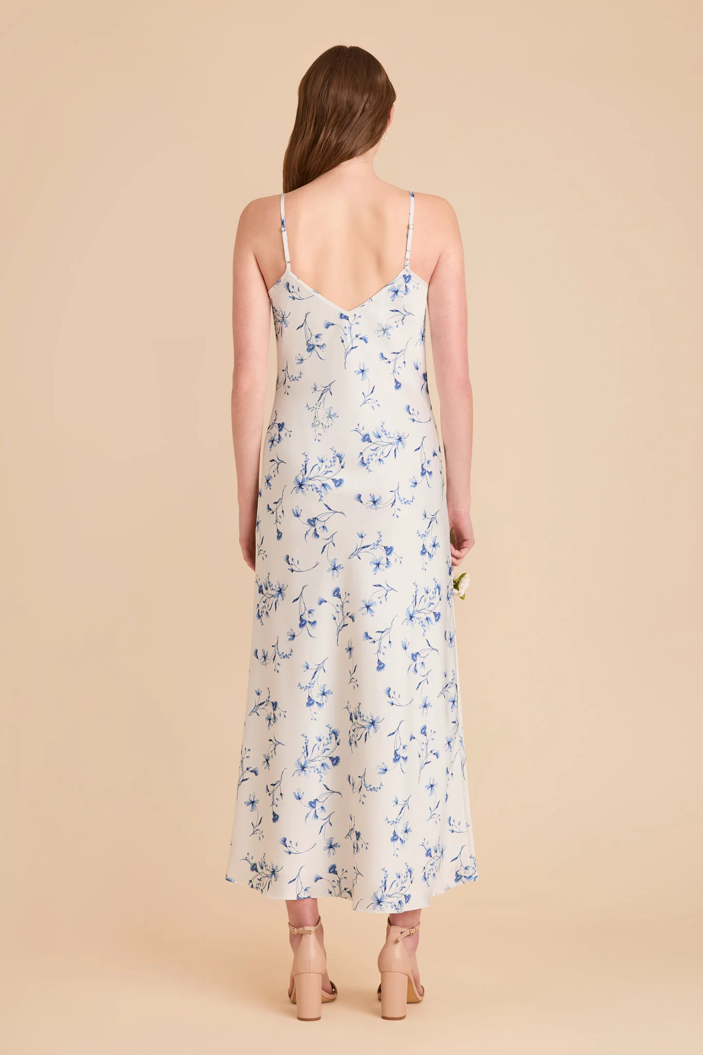 Alice Matte Satin Dress - Blue Le Fleur - Image 4