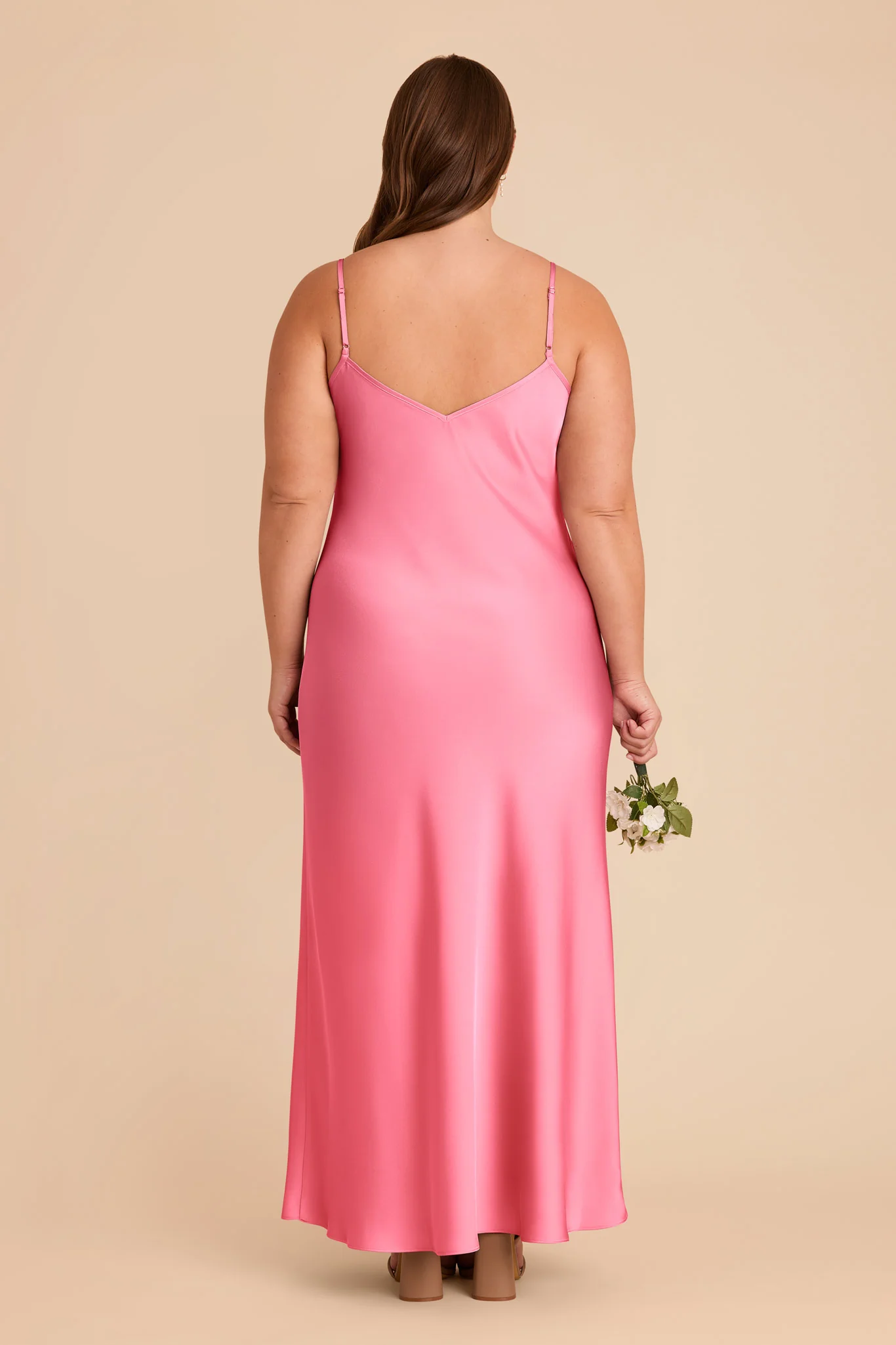 Alice Matte Satin Dress - Bon Bon Pink - Image 8