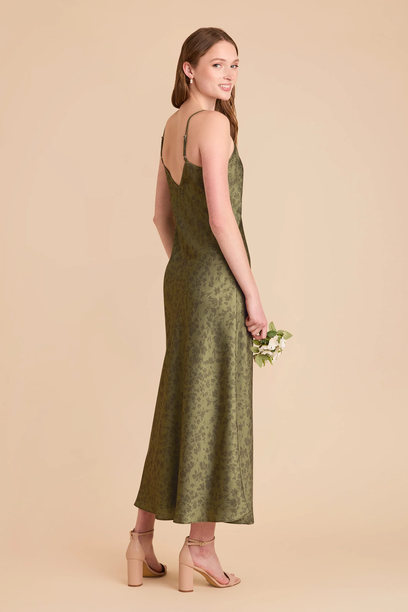 Alice Matte Satin Dress - Bright Martini Dreamy Floral - Image 3
